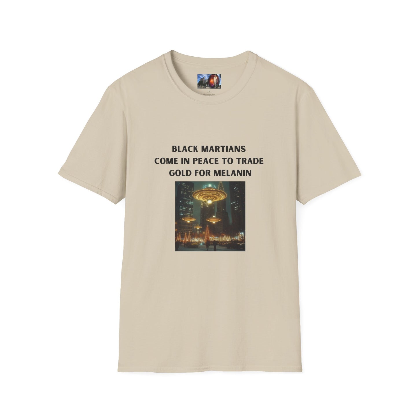 Melanin Exchange for Golden Reparations Unisex Softstyle T-Shirt