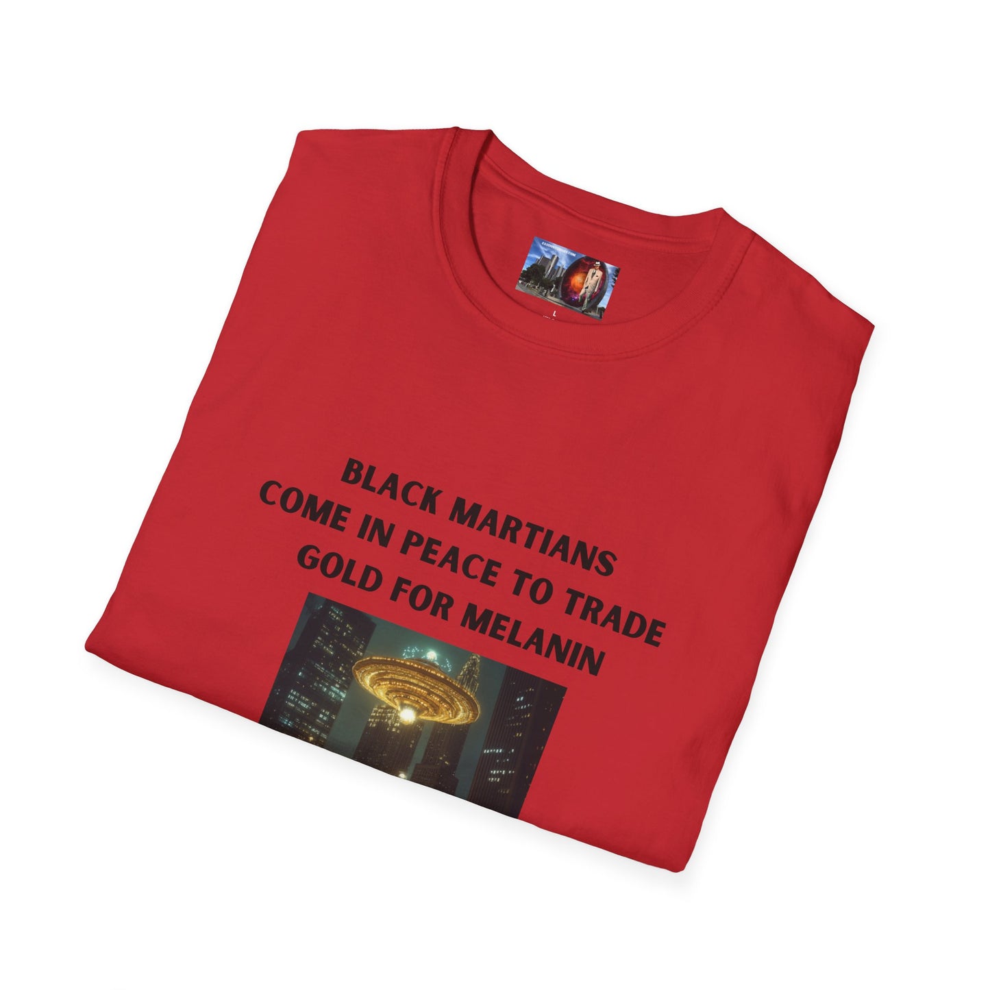 Melanin Exchange for Golden Reparations Unisex Softstyle T-Shirt