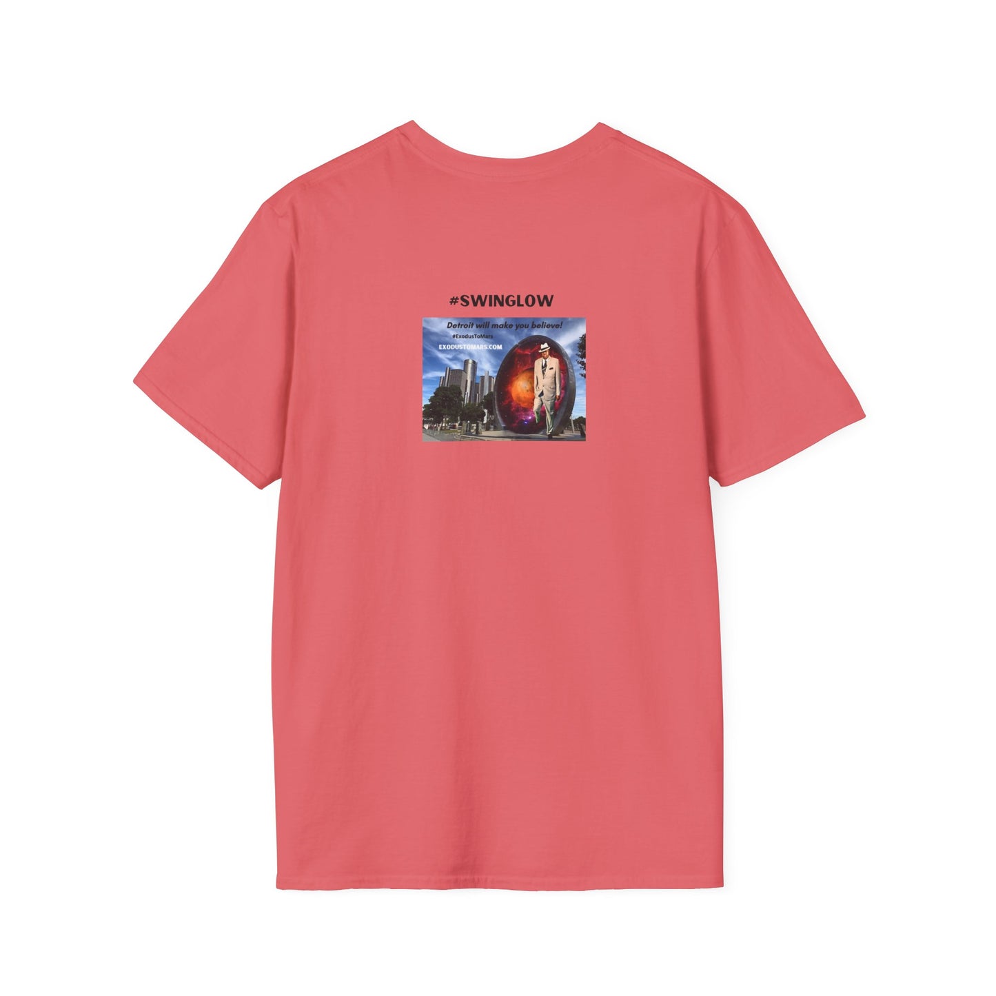 Detroit Welcomes Black Martians Unisex Softstyle T-Shirt