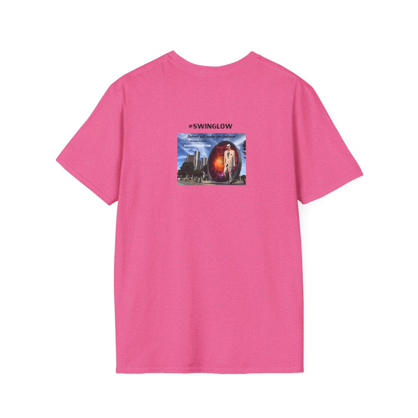 Detroit Welcomes Black Martians Unisex Softstyle T-Shirt