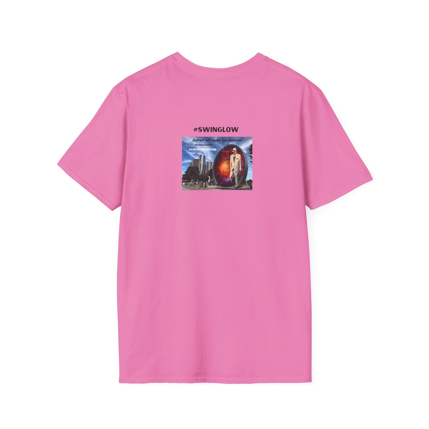 Detroit Welcomes Black Martians Unisex Softstyle T-Shirt