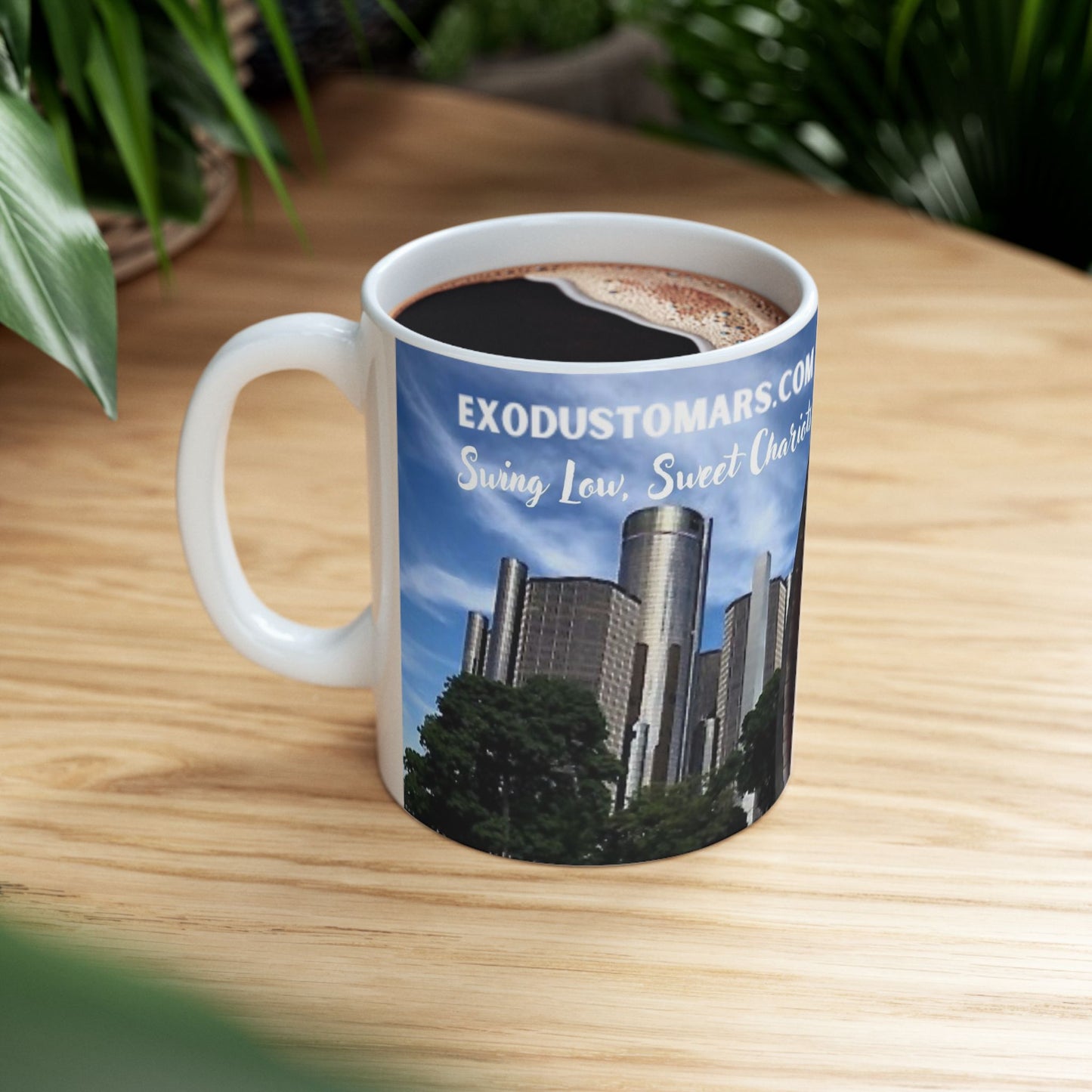 Exodus to Mars Ceramic Protest Mug - 11oz & 15oz | Inspirational Space Design | Perfect for Astronaut Lovers