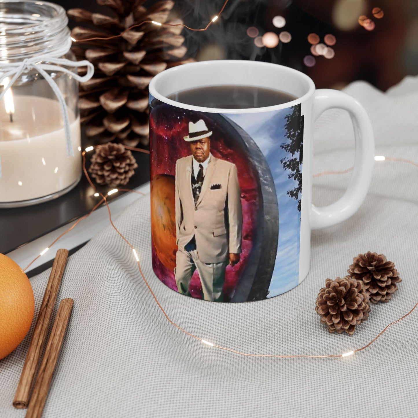Exodus to Mars Ceramic Protest Mug - 11oz & 15oz | Inspirational Space Design | Perfect for Astronaut Lovers