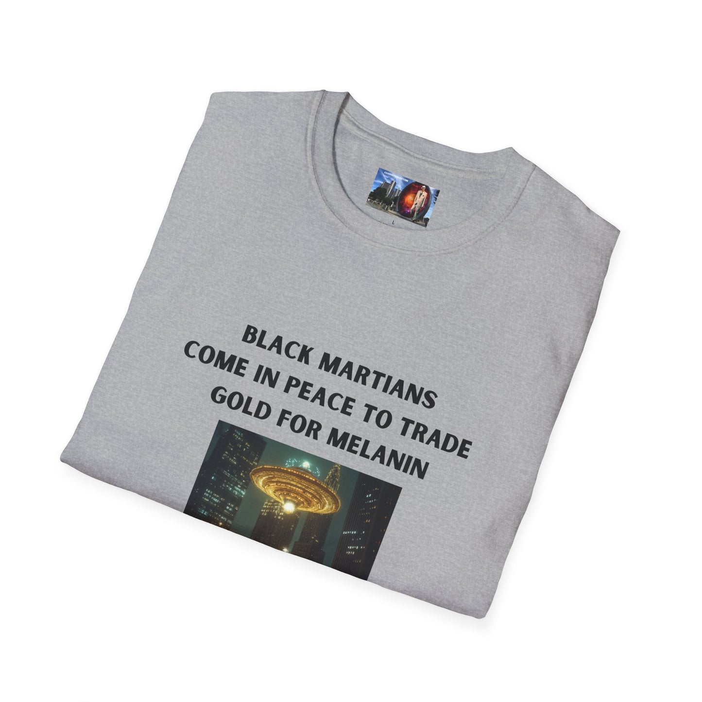 Melanin Exchange for Golden Reparations Unisex Softstyle T-Shirt