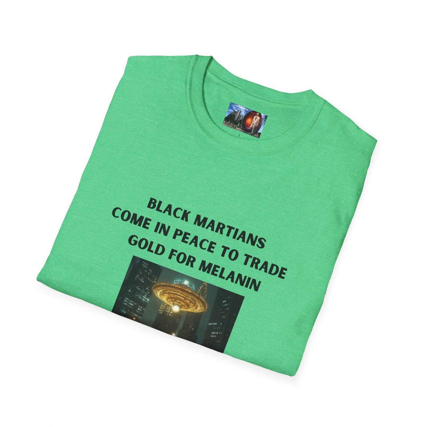 Melanin Exchange for Golden Reparations Unisex Softstyle T-Shirt