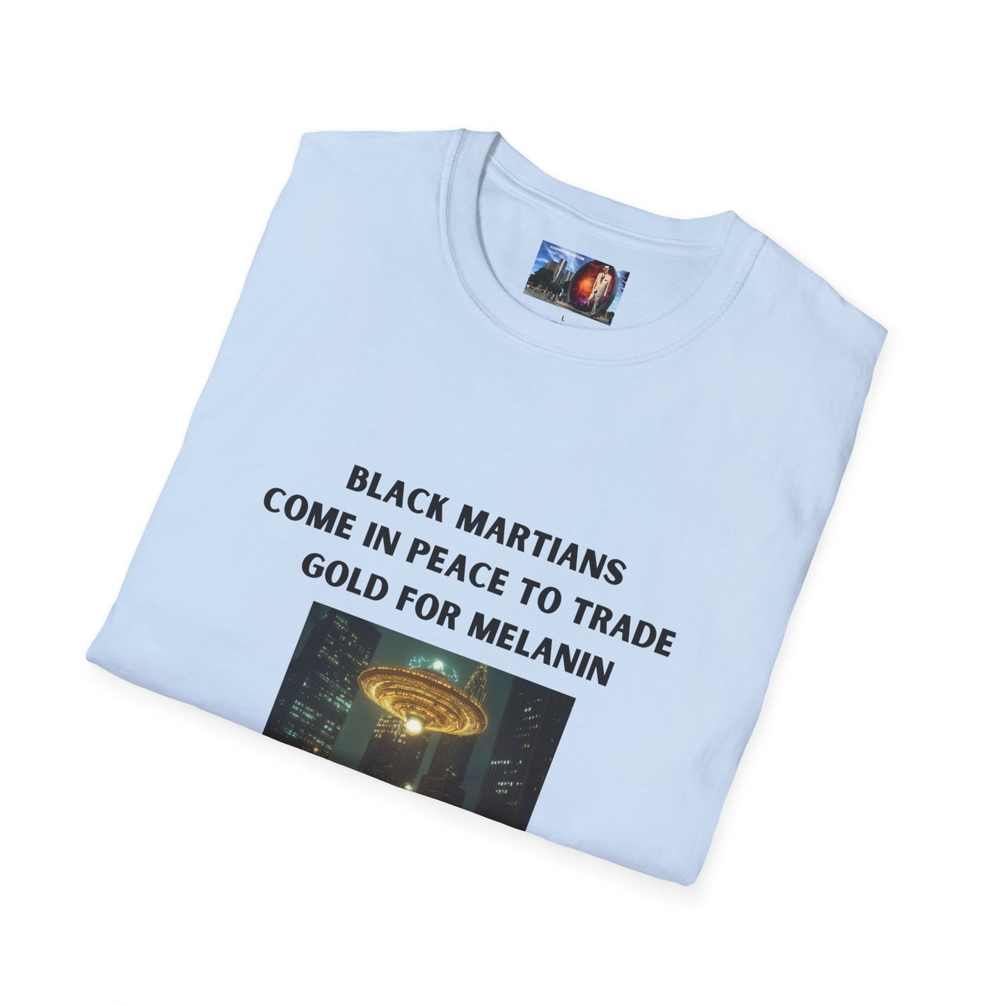 Melanin Exchange for Golden Reparations Unisex Softstyle T-Shirt