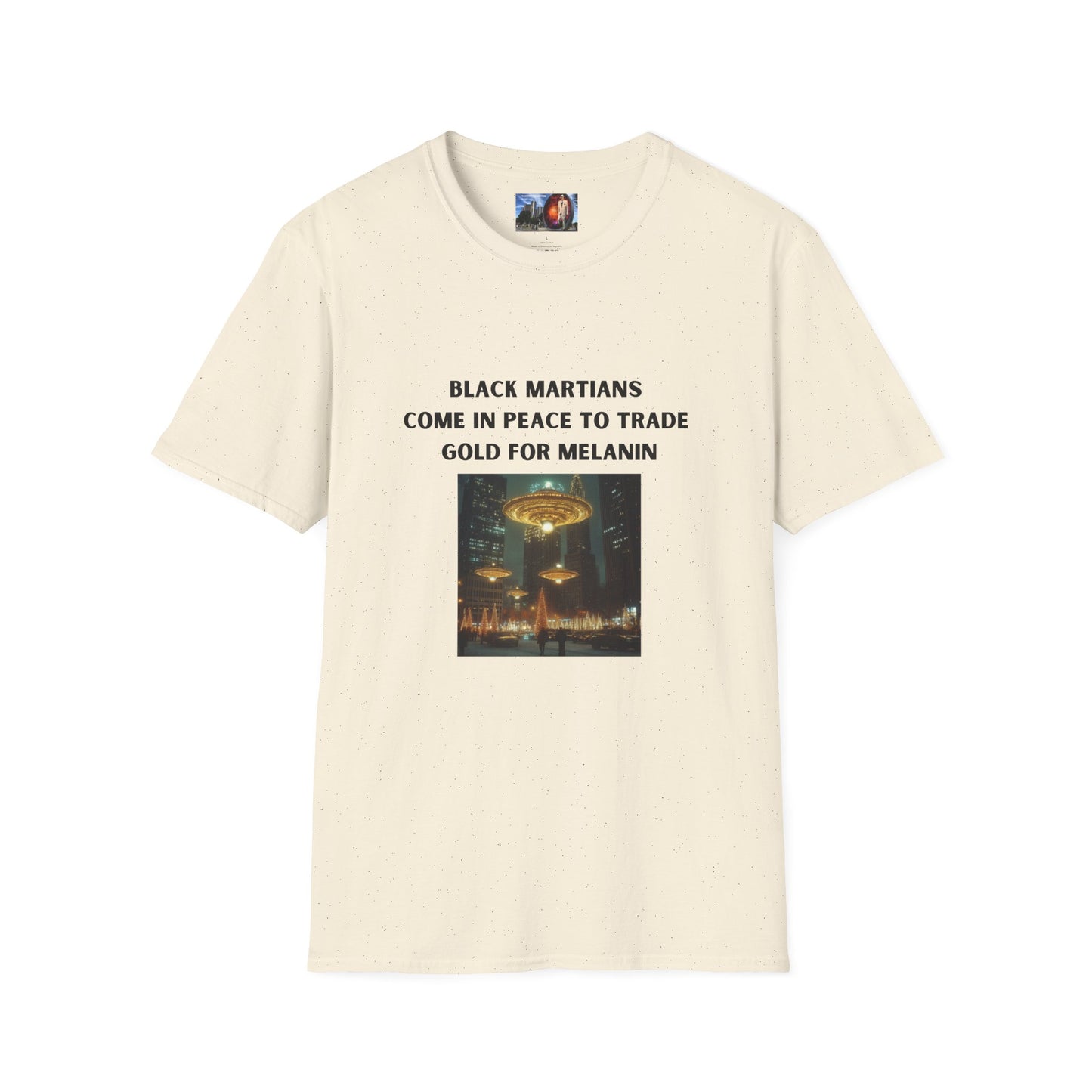 Melanin Exchange for Golden Reparations Unisex Softstyle T-Shirt