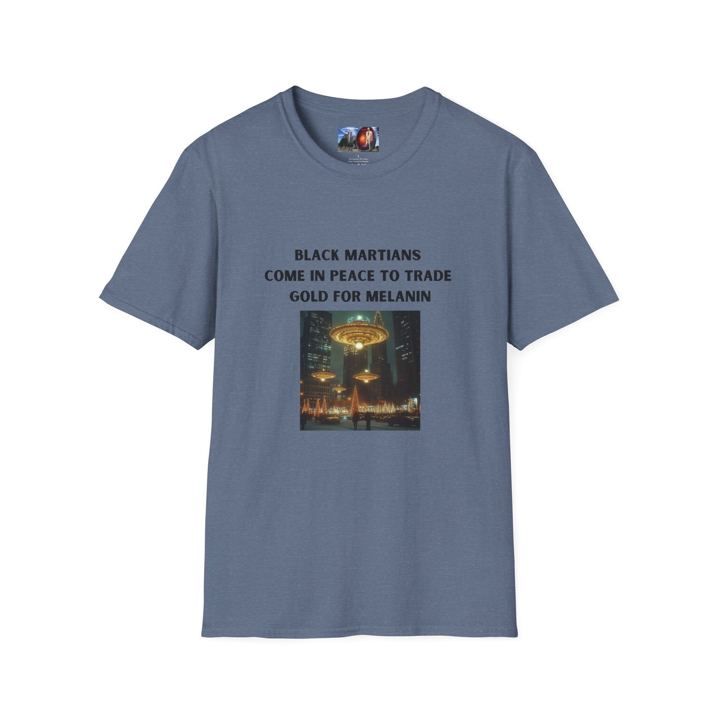 Melanin Exchange for Golden Reparations Unisex Softstyle T-Shirt