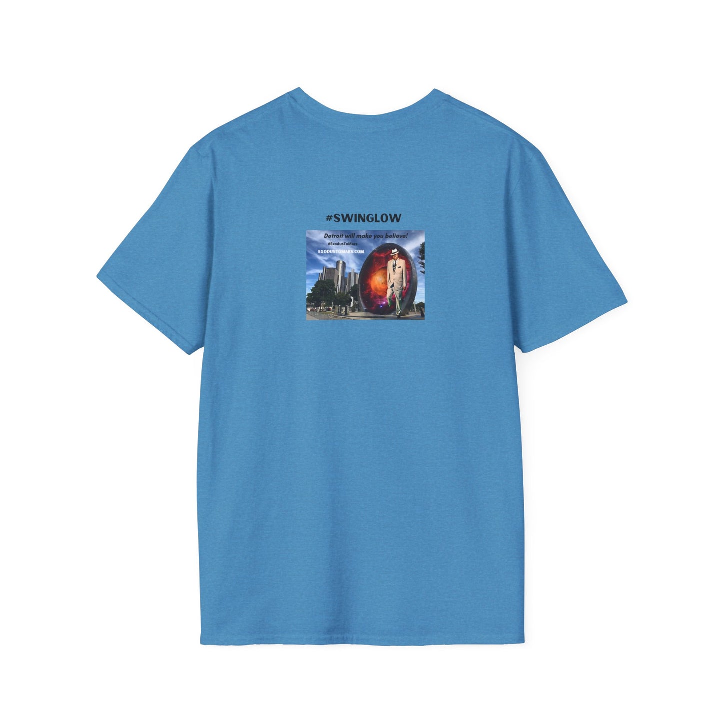 Detroit Welcomes Black Martians Unisex Softstyle T-Shirt