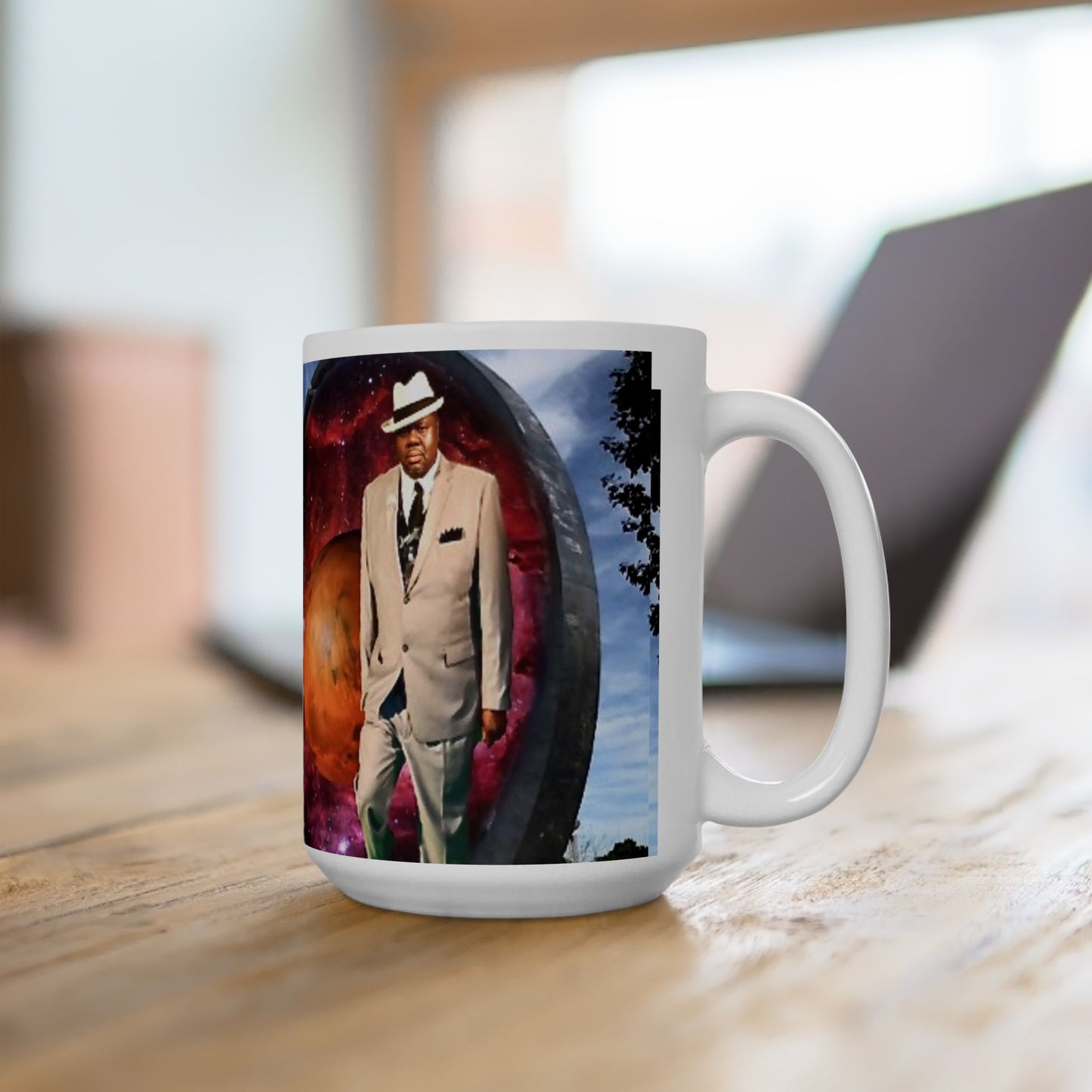 Exodus to Mars Ceramic Protest Mug - 11oz & 15oz | Inspirational Space Design | Perfect for Astronaut Lovers