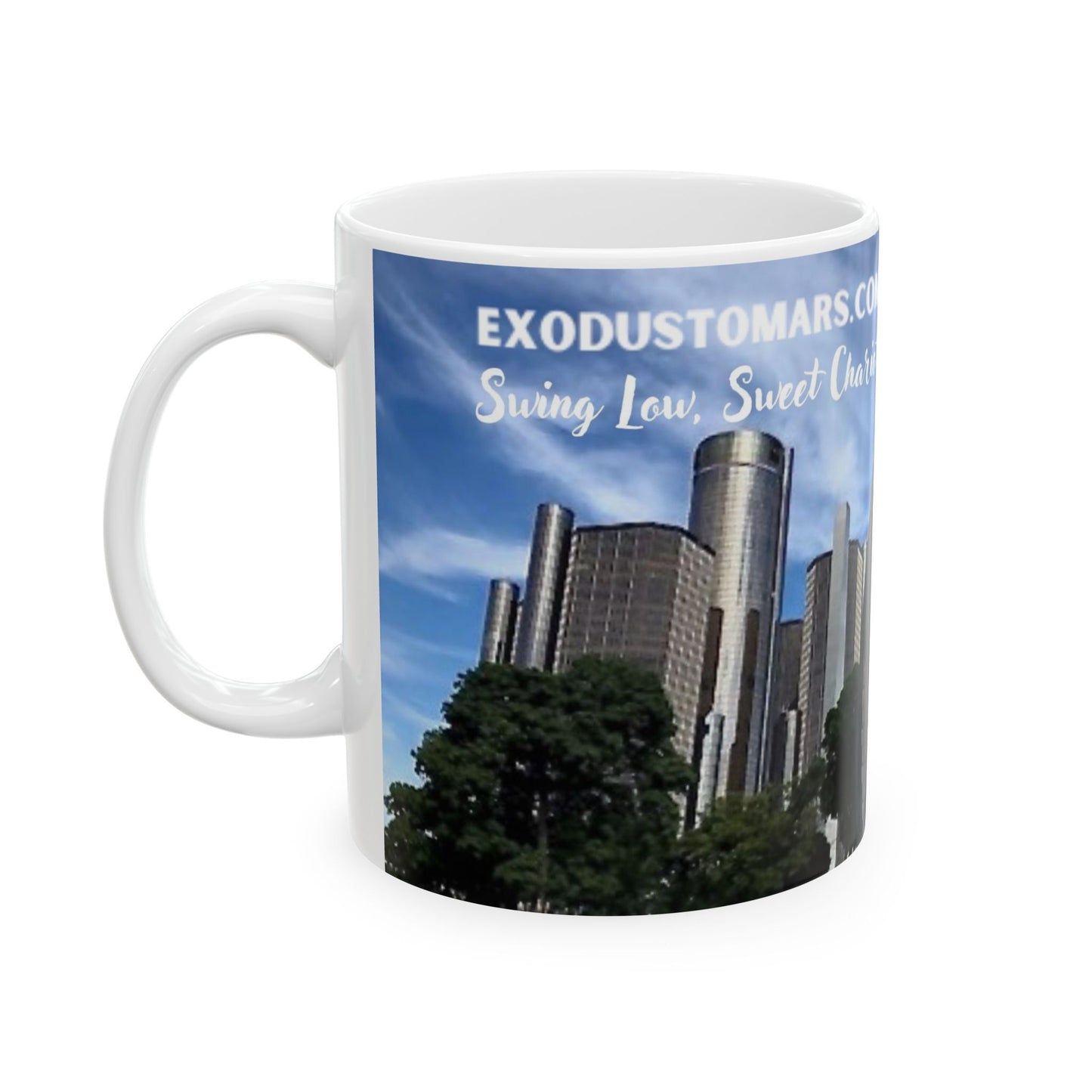 Exodus to Mars Ceramic Protest Mug - 11oz & 15oz | Inspirational Space Design | Perfect for Astronaut Lovers