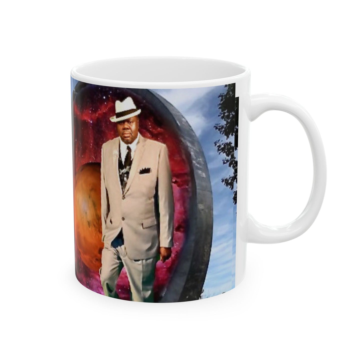 Exodus to Mars Ceramic Protest Mug - 11oz & 15oz | Inspirational Space Design | Perfect for Astronaut Lovers