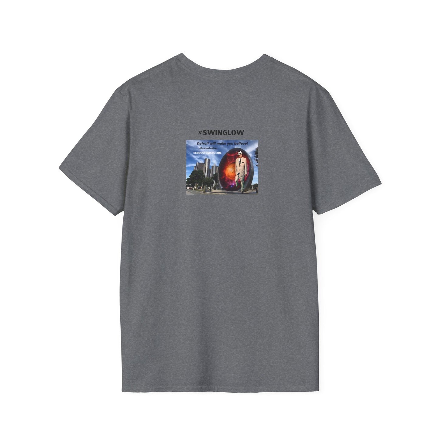 Detroit Welcomes Black Martians Unisex Softstyle T-Shirt