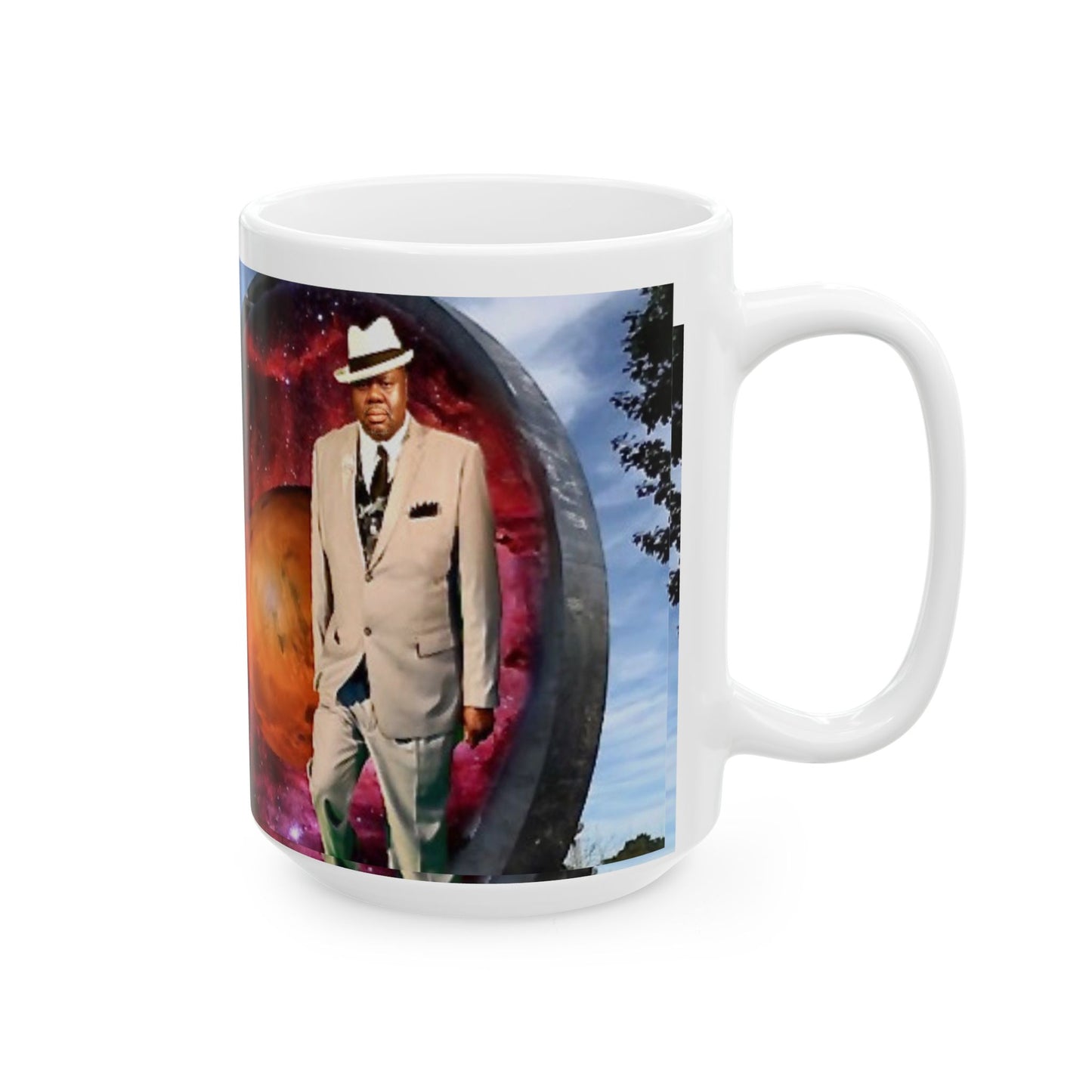 Exodus to Mars Ceramic Protest Mug - 11oz & 15oz | Inspirational Space Design | Perfect for Astronaut Lovers
