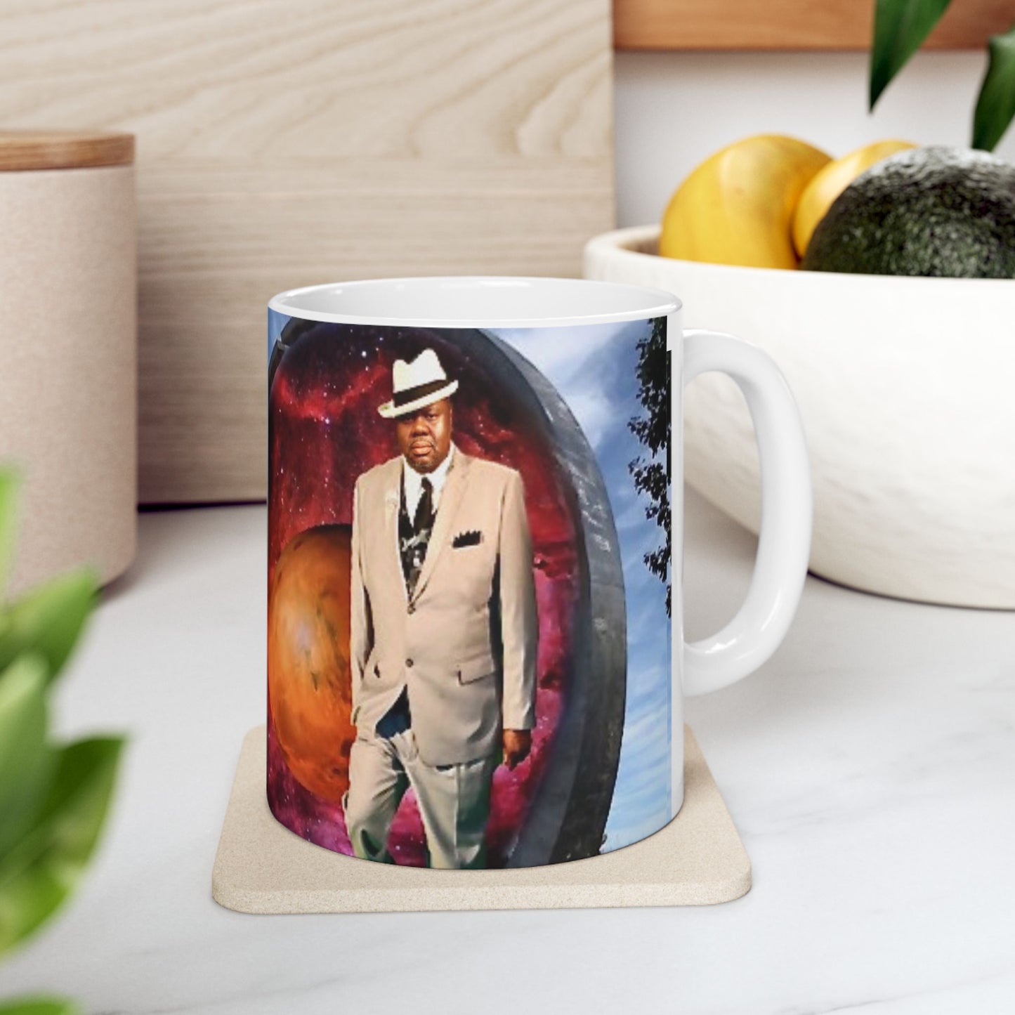 Exodus to Mars Ceramic Protest Mug - 11oz & 15oz | Inspirational Space Design | Perfect for Astronaut Lovers