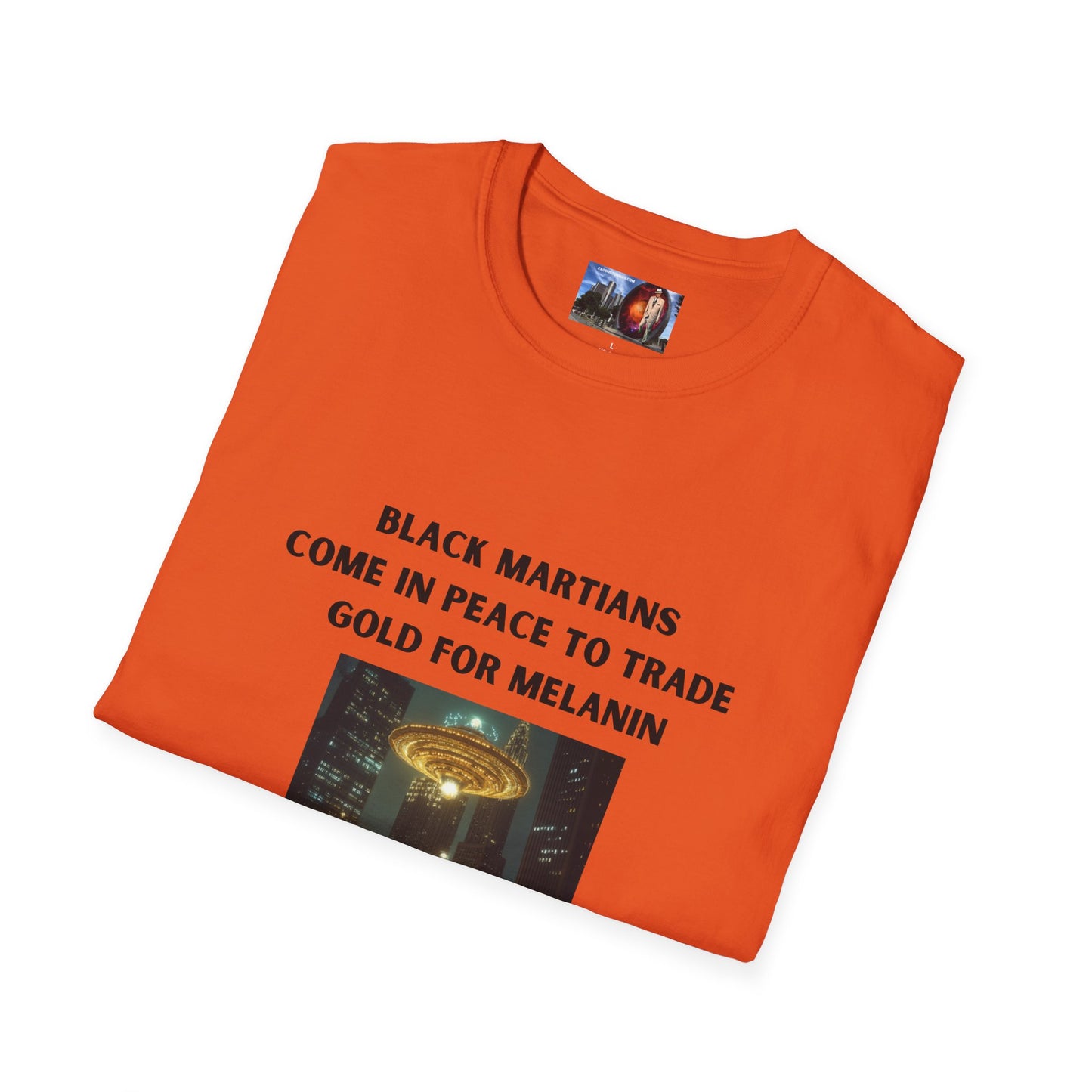 Melanin Exchange for Golden Reparations Unisex Softstyle T-Shirt