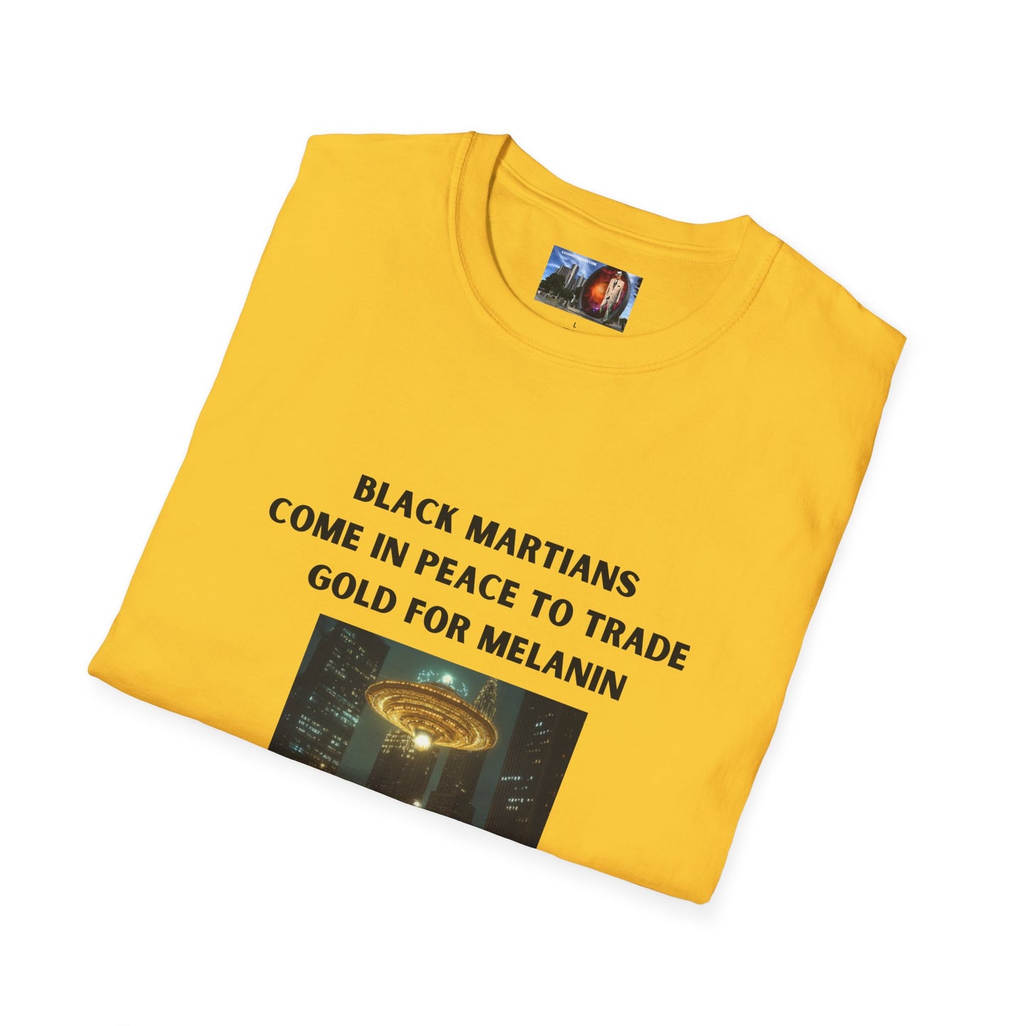 Melanin Exchange for Golden Reparations Unisex Softstyle T-Shirt