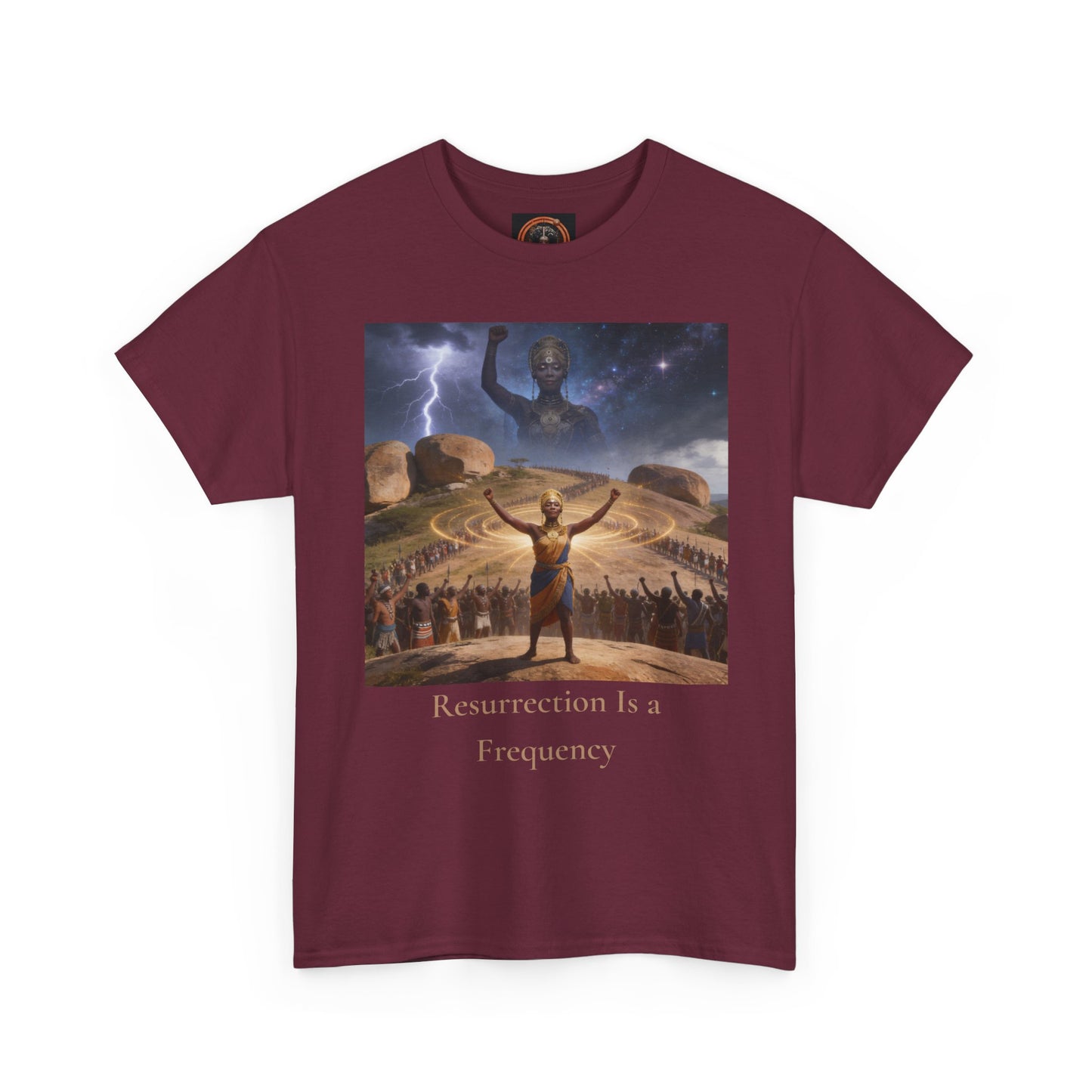 Resurrection Is a Frequency | Nehanda Zimbabwe Protest Tee | Sky Queen Mother