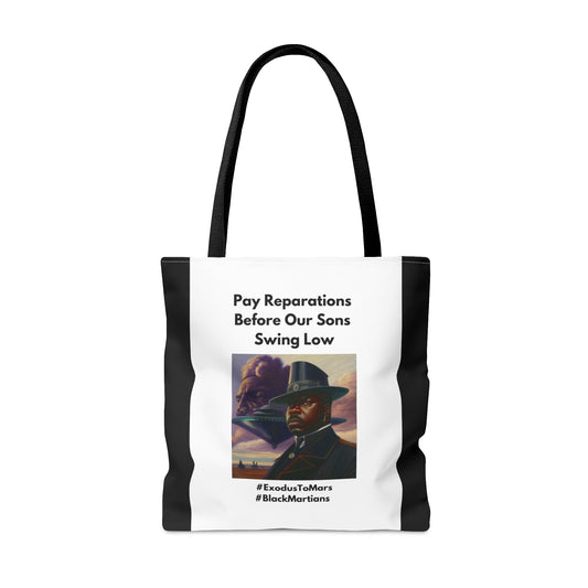 Reparations Superheroes Tote Bag (AOP)