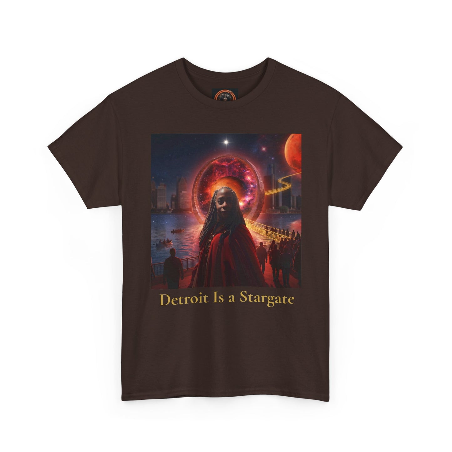 Detroit Is a Stargate | Exodus To Mars Protest Tee | Sky Queen Mother