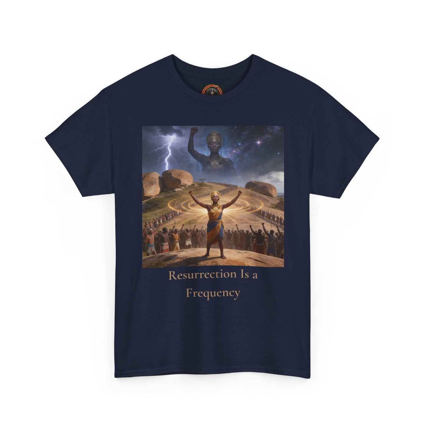 Resurrection Is a Frequency | Nehanda Zimbabwe Protest Tee | Sky Queen Mother