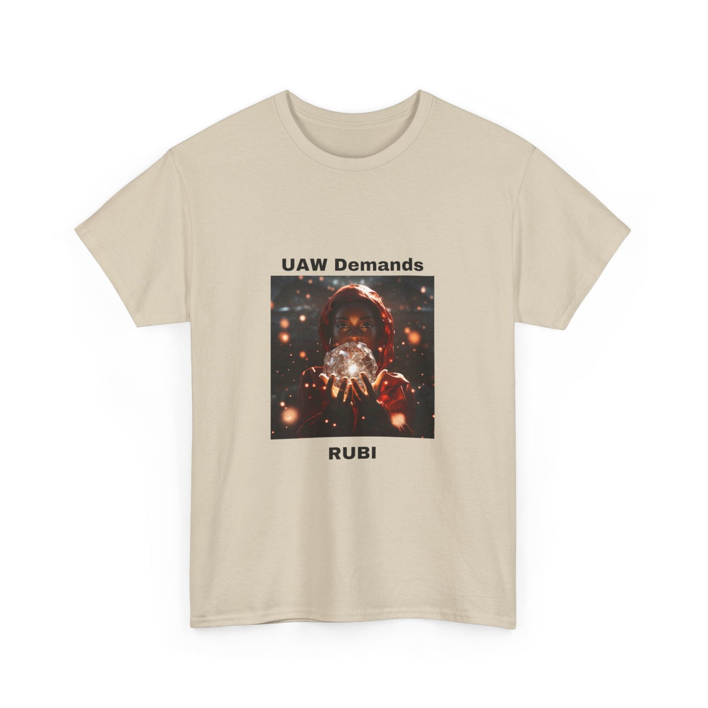 UAW Demands RUBI---Unisex Heavy Cotton Tee