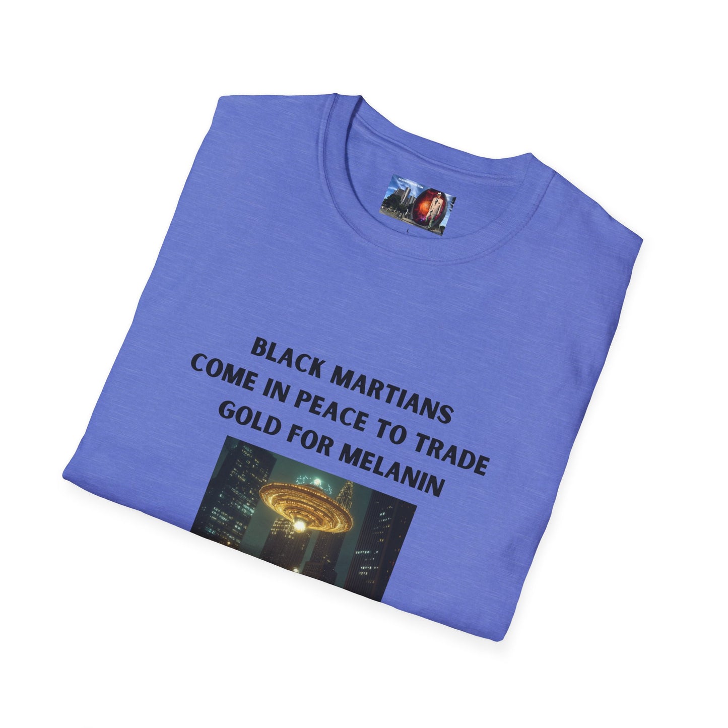 Melanin Exchange for Golden Reparations Unisex Softstyle T-Shirt