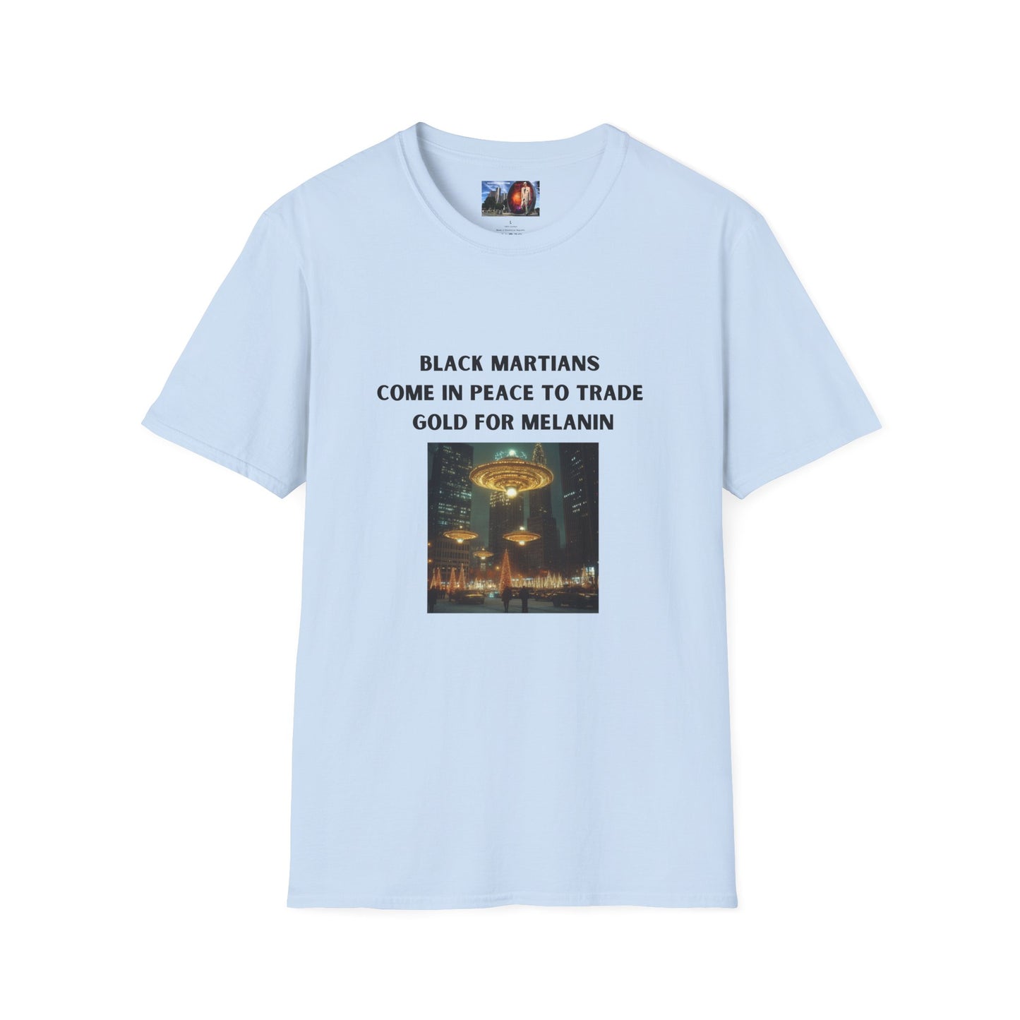 Melanin Exchange for Golden Reparations Unisex Softstyle T-Shirt