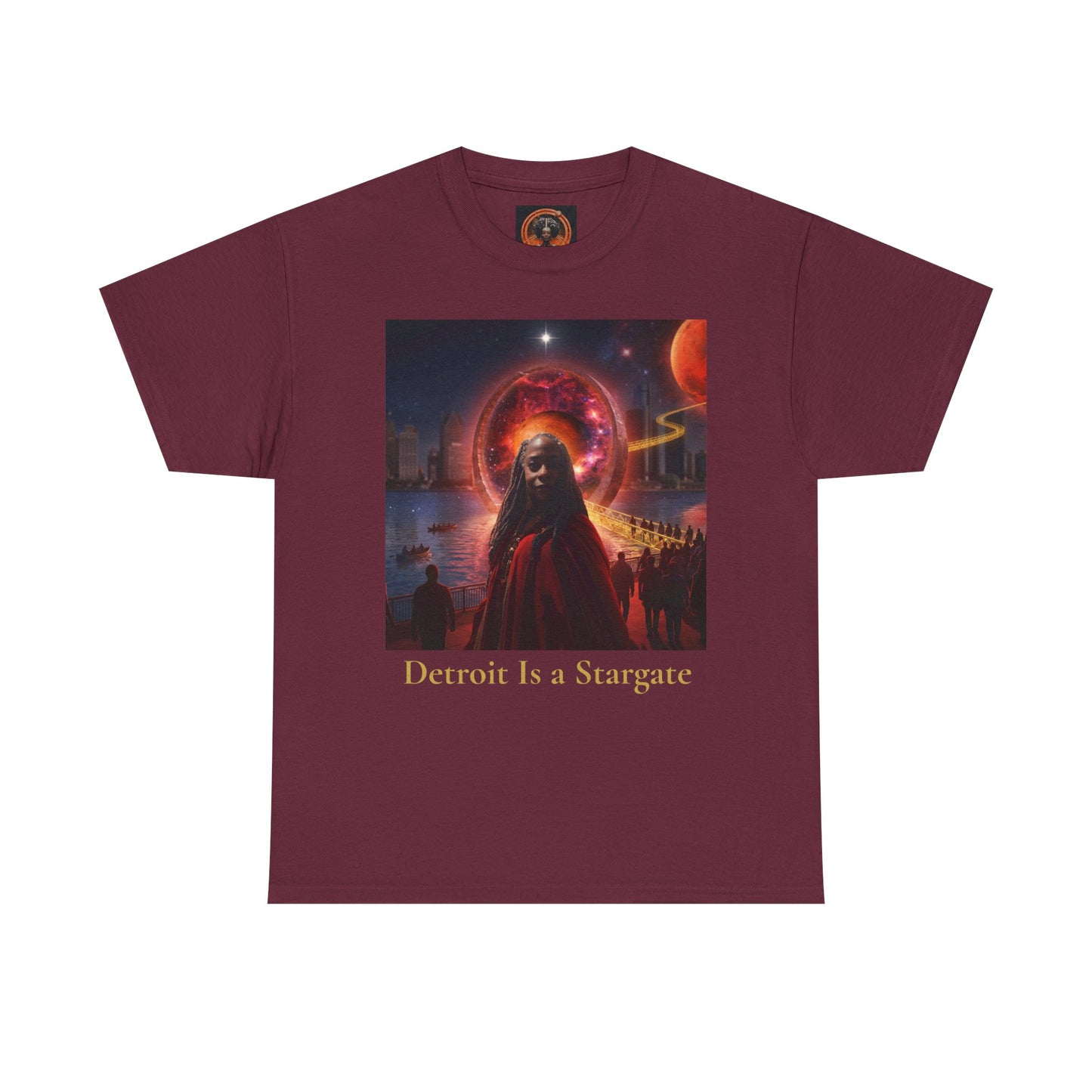 Detroit Is a Stargate | Exodus To Mars Protest Tee | Sky Queen Mother