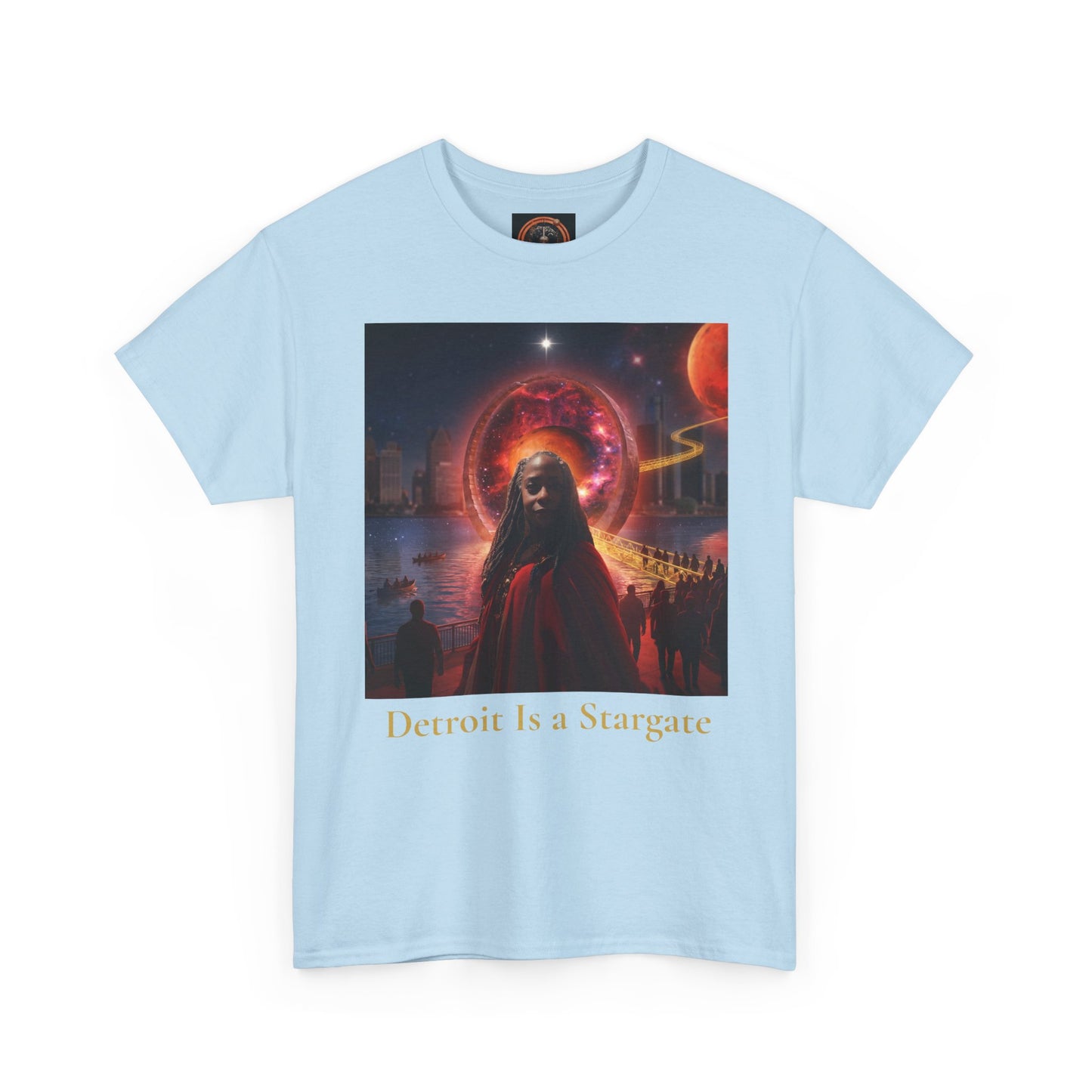 Detroit Is a Stargate | Exodus To Mars Protest Tee | Sky Queen Mother
