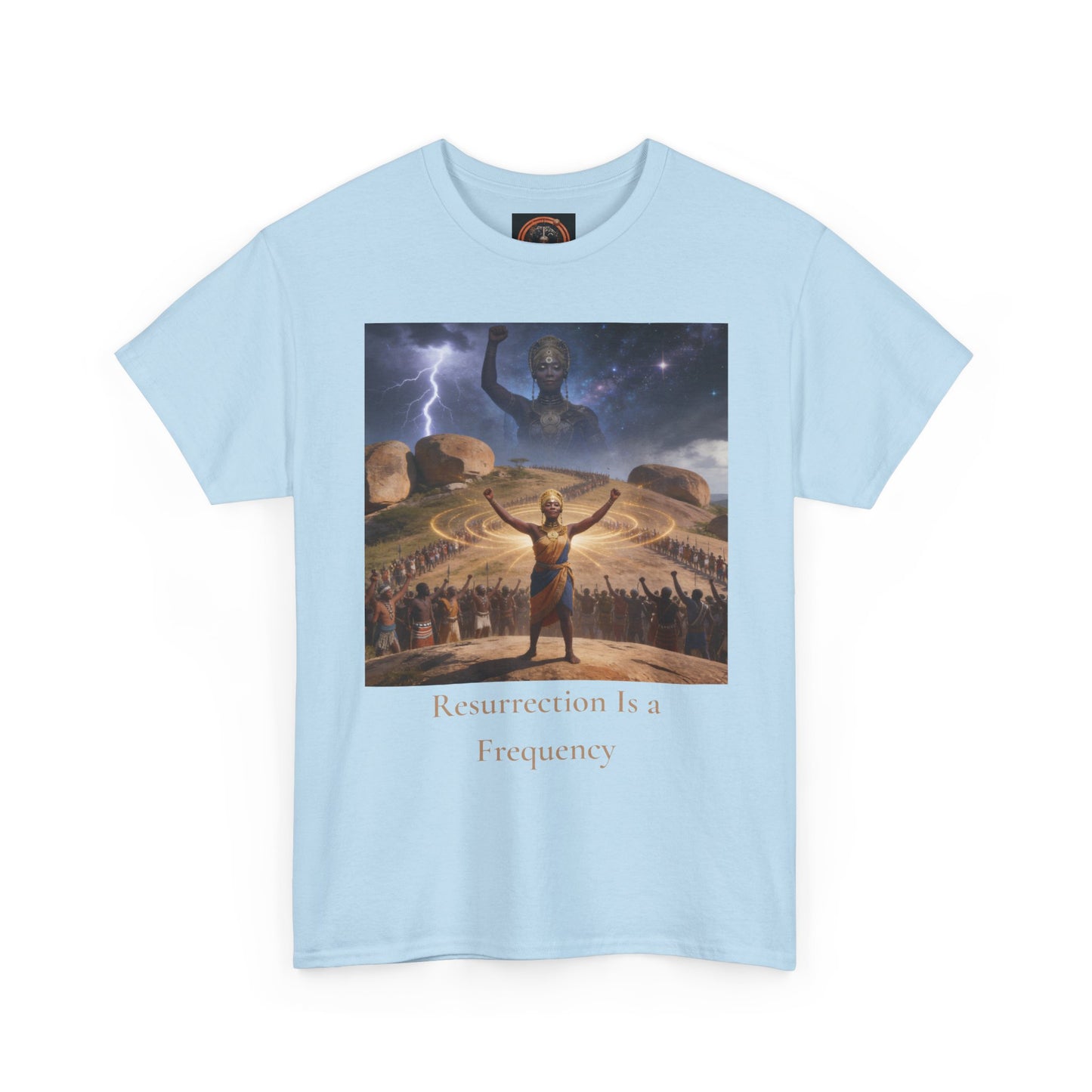Resurrection Is a Frequency | Nehanda Zimbabwe Protest Tee | Sky Queen Mother