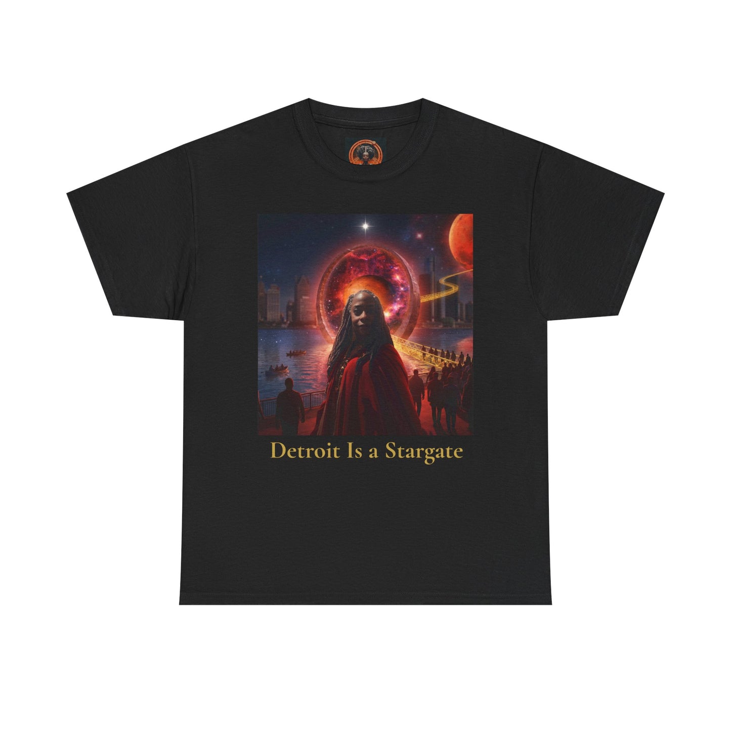Detroit Is a Stargate | Exodus To Mars Protest Tee | Sky Queen Mother