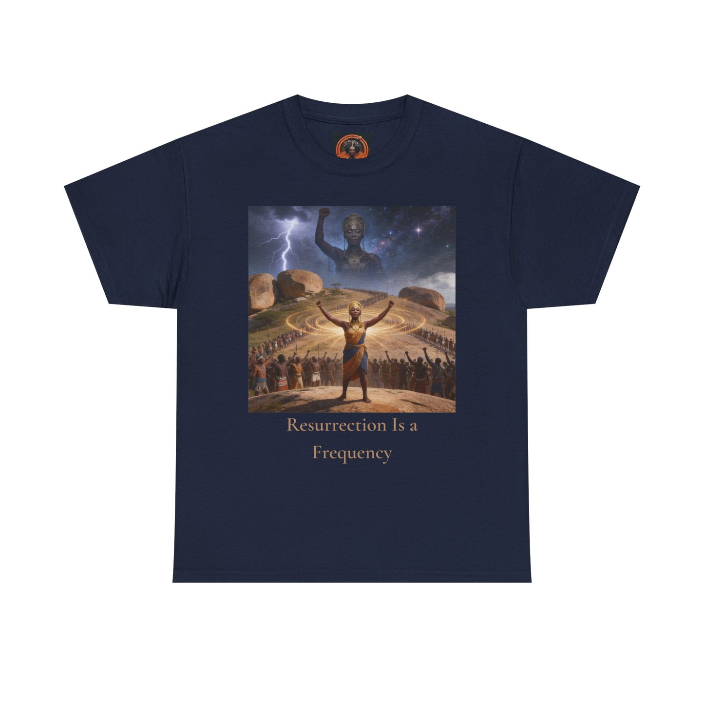 Resurrection Is a Frequency | Nehanda Zimbabwe Protest Tee | Sky Queen Mother
