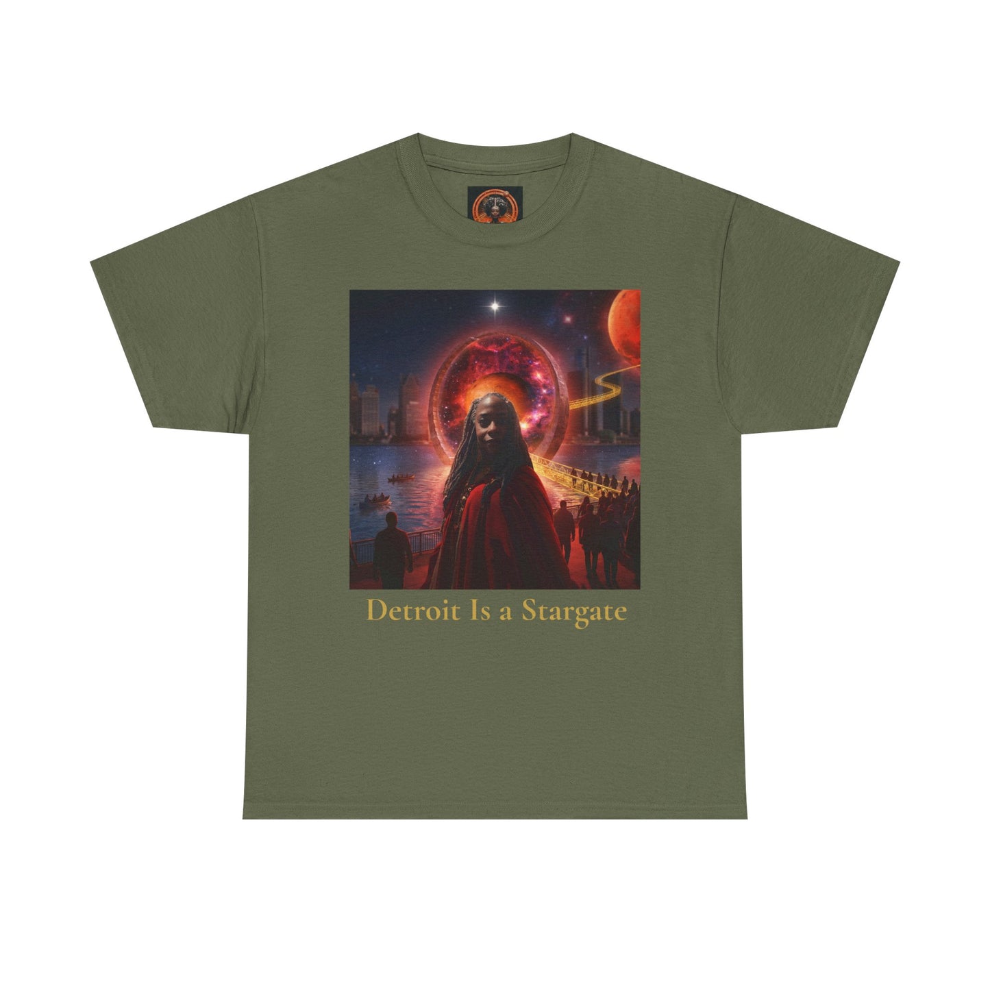 Detroit Is a Stargate | Exodus To Mars Protest Tee | Sky Queen Mother