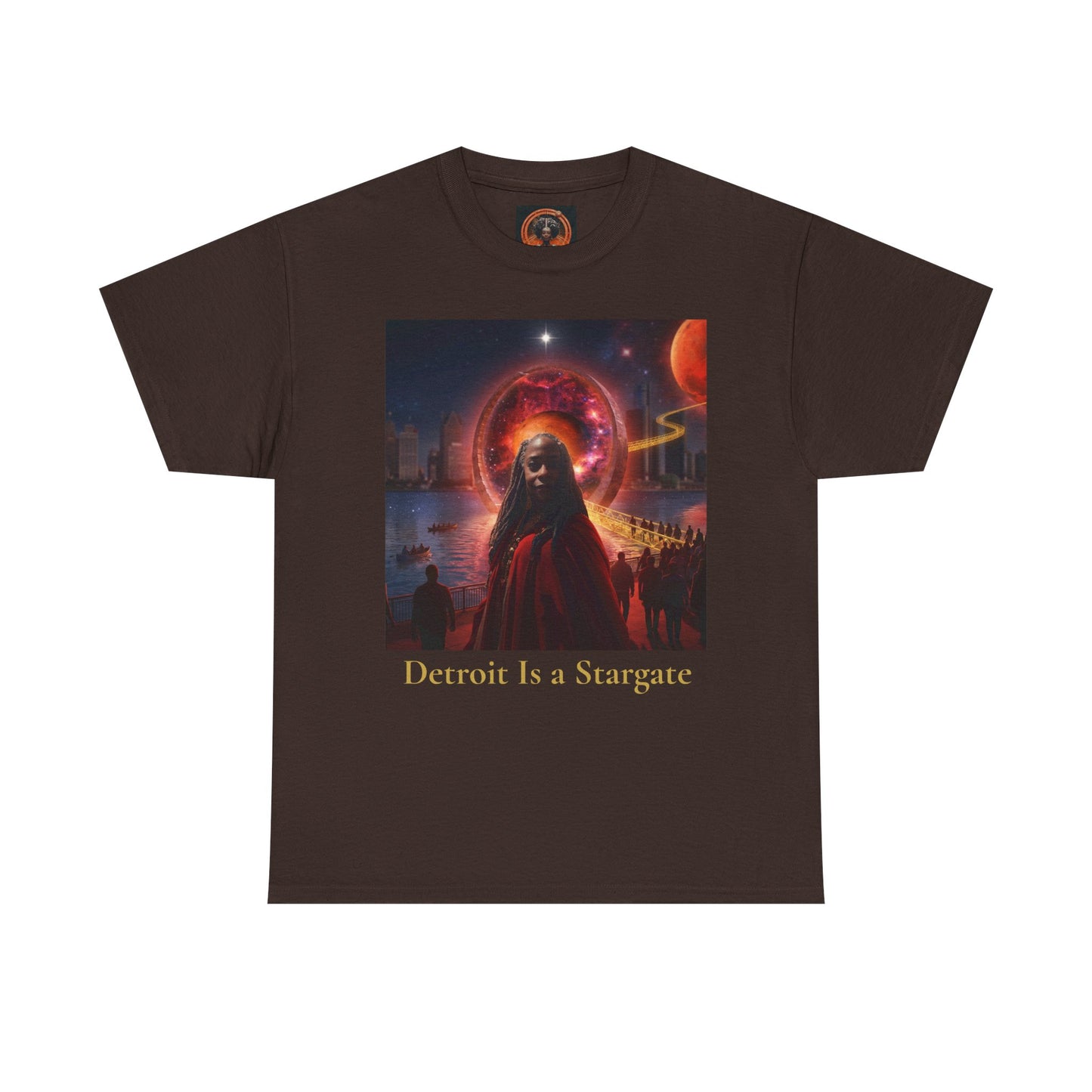 Detroit Is a Stargate | Exodus To Mars Protest Tee | Sky Queen Mother