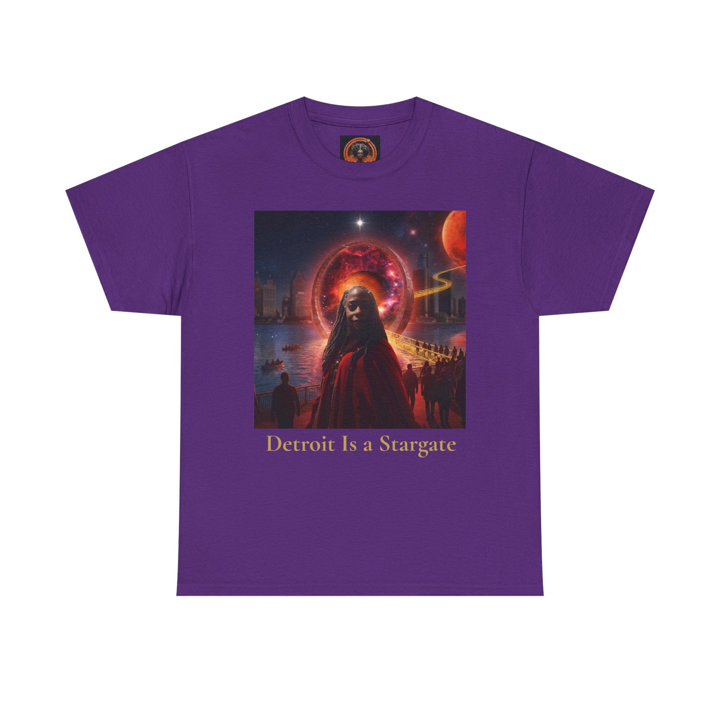Detroit Is a Stargate | Exodus To Mars Protest Tee | Sky Queen Mother