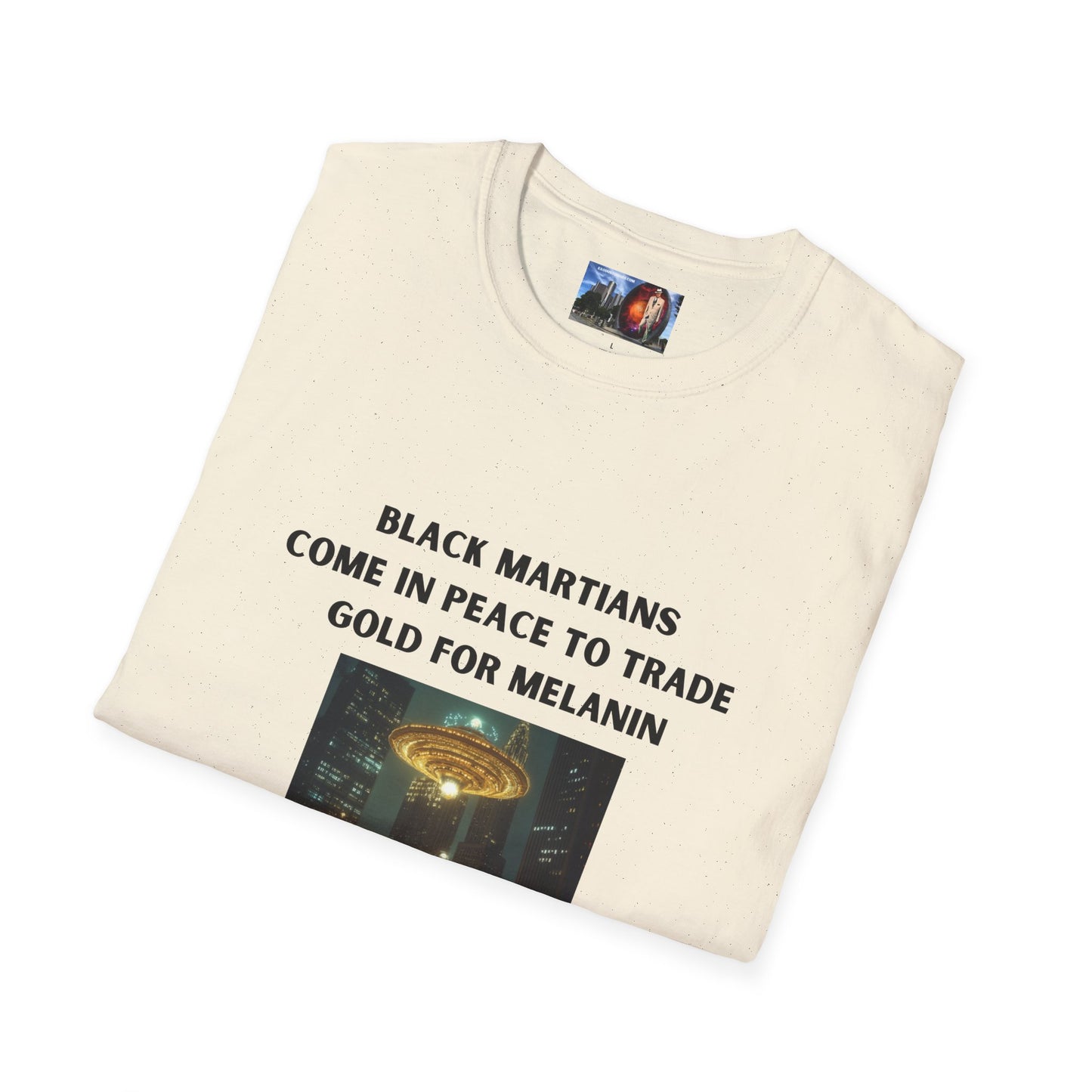 Melanin Exchange for Golden Reparations Unisex Softstyle T-Shirt