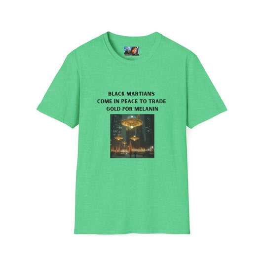 Melanin Exchange for Golden Reparations Unisex Softstyle T-Shirt