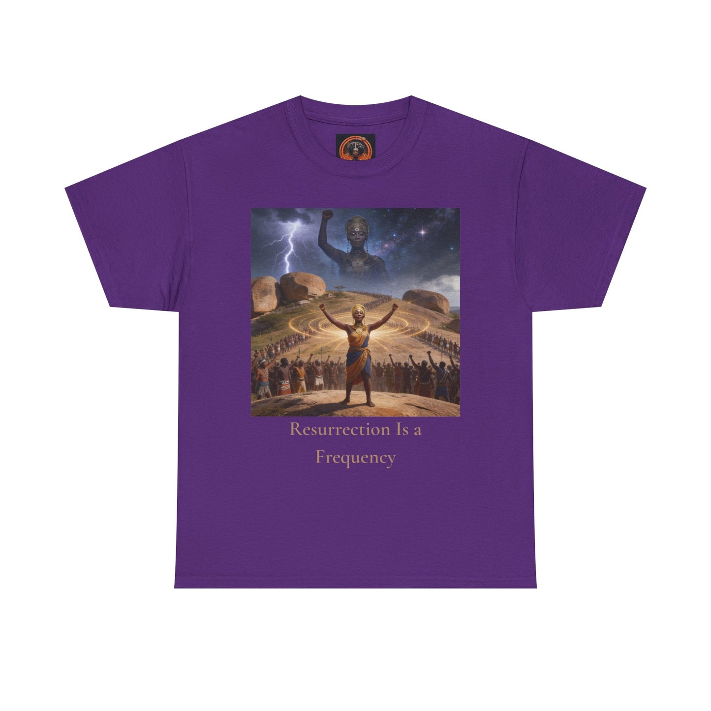 Resurrection Is a Frequency | Nehanda Zimbabwe Protest Tee | Sky Queen Mother