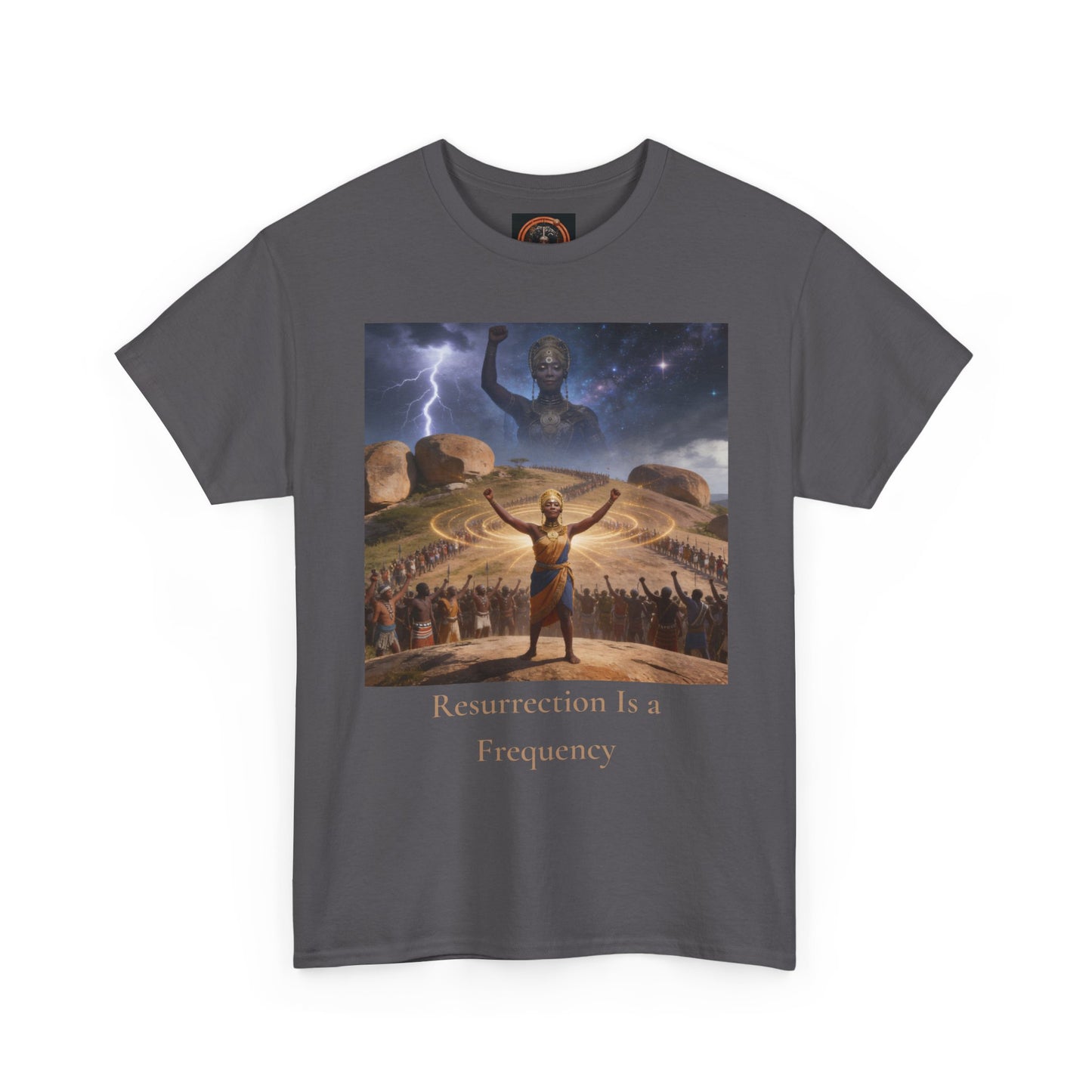 Resurrection Is a Frequency | Nehanda Zimbabwe Protest Tee | Sky Queen Mother