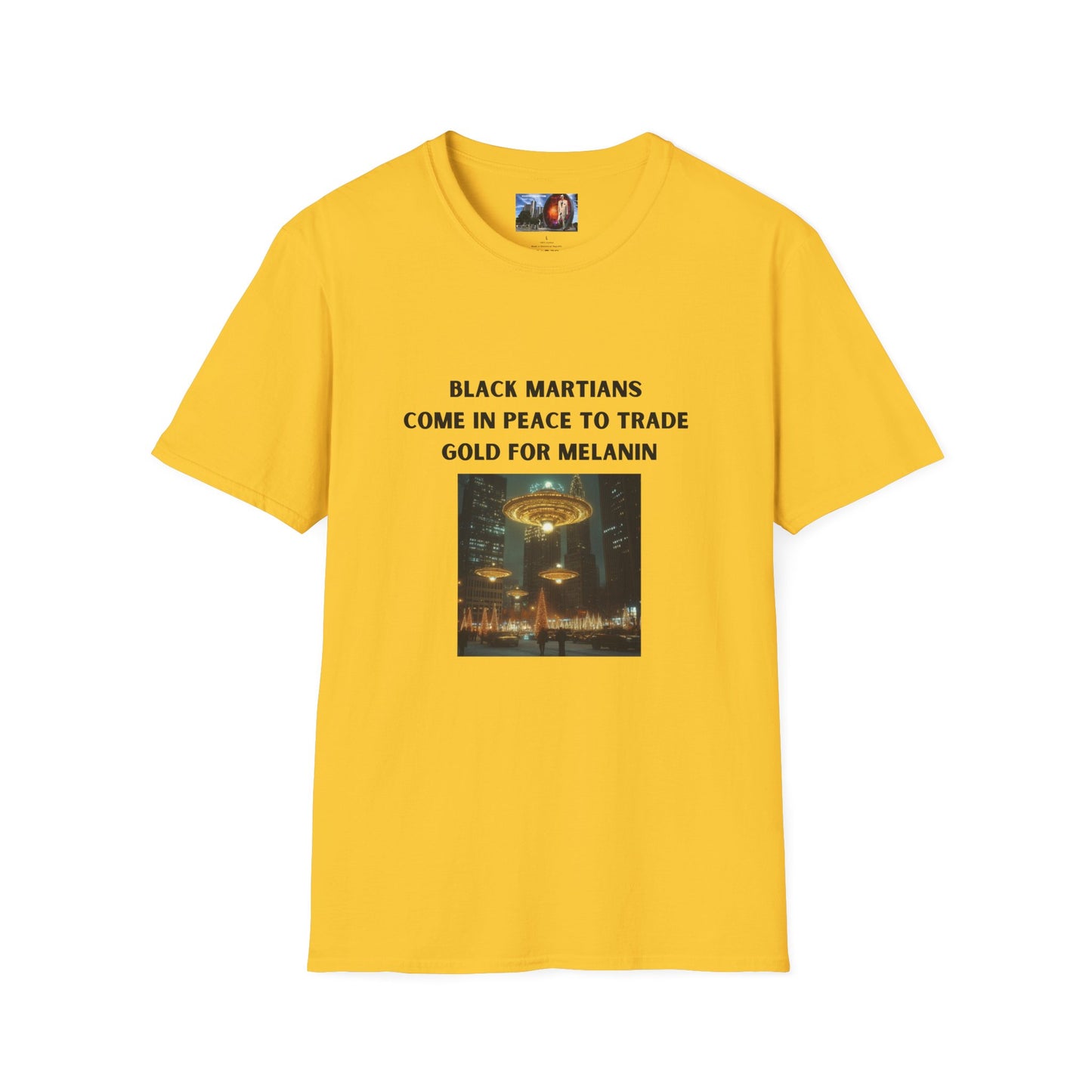 Melanin Exchange for Golden Reparations Unisex Softstyle T-Shirt