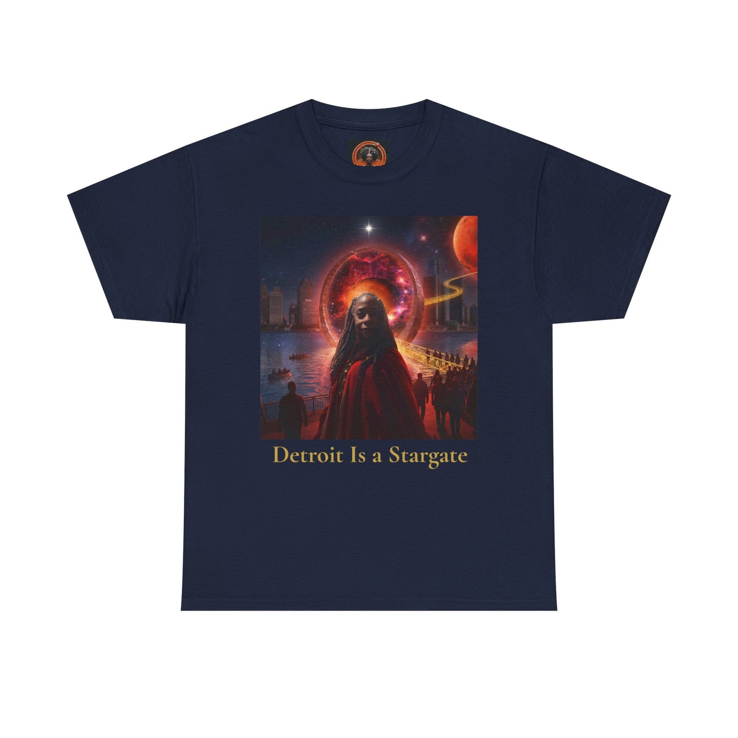 Detroit Is a Stargate | Exodus To Mars Protest Tee | Sky Queen Mother
