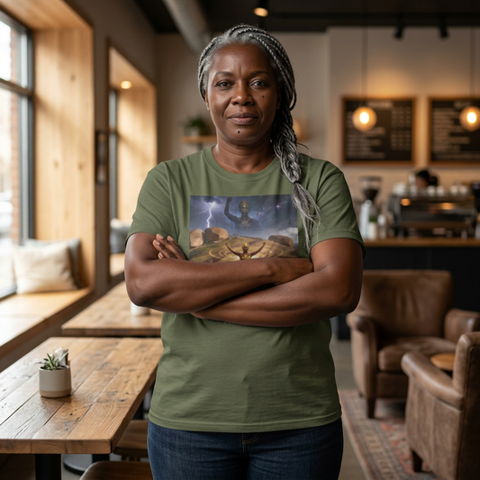 Resurrection Is a Frequency | Nehanda Zimbabwe Protest Tee | Sky Queen Mother