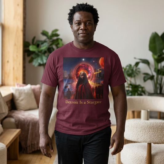 Detroit Is a Stargate | Exodus To Mars Protest Tee | Sky Queen Mother