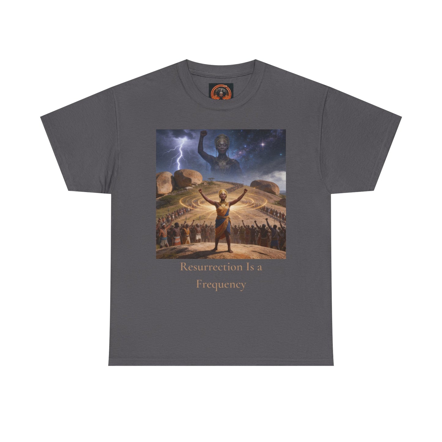 Resurrection Is a Frequency | Nehanda Zimbabwe Protest Tee | Sky Queen Mother