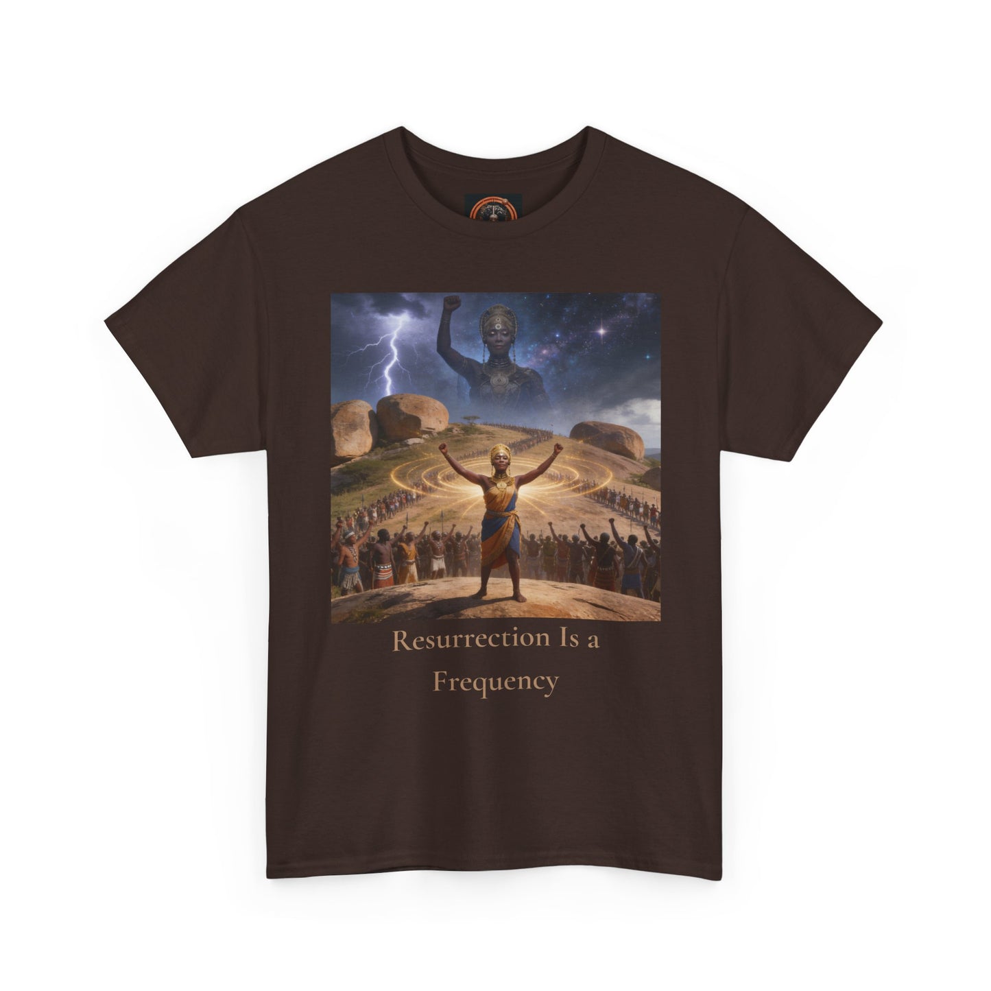 Resurrection Is a Frequency | Nehanda Zimbabwe Protest Tee | Sky Queen Mother