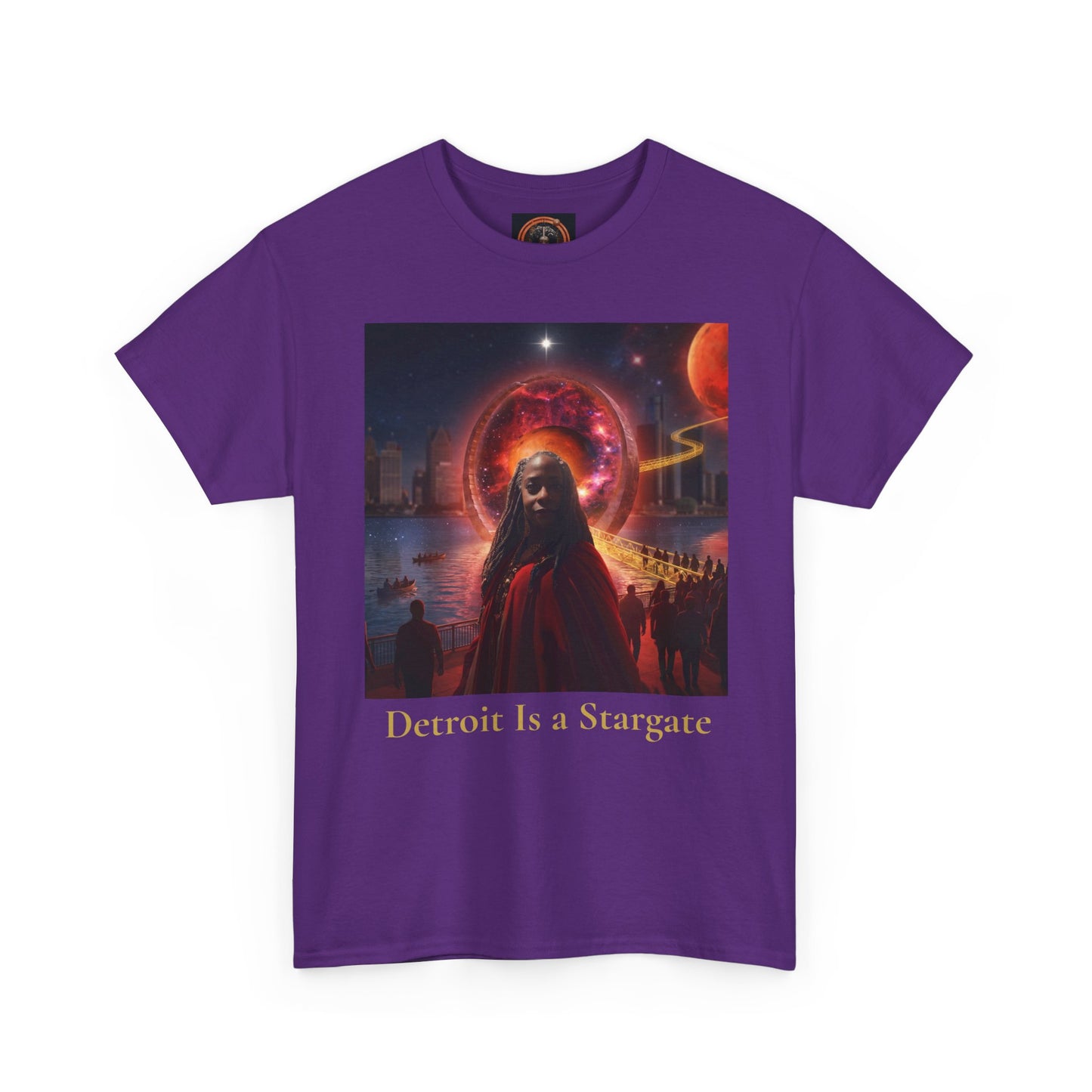 Detroit Is a Stargate | Exodus To Mars Protest Tee | Sky Queen Mother