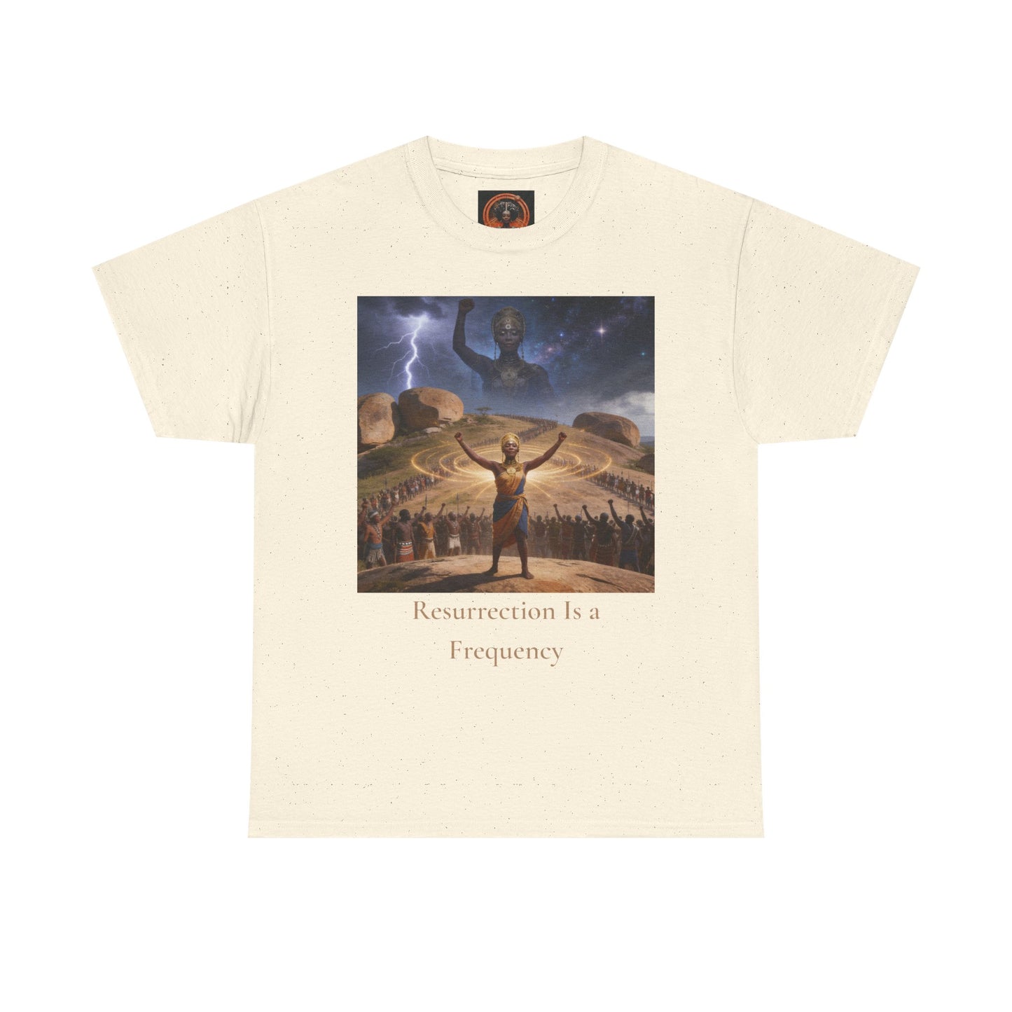 Resurrection Is a Frequency | Nehanda Zimbabwe Protest Tee | Sky Queen Mother