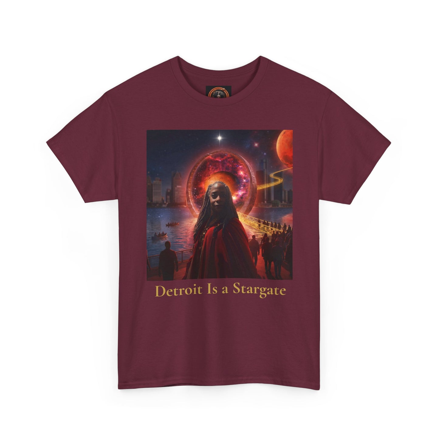 Detroit Is a Stargate | Exodus To Mars Protest Tee | Sky Queen Mother