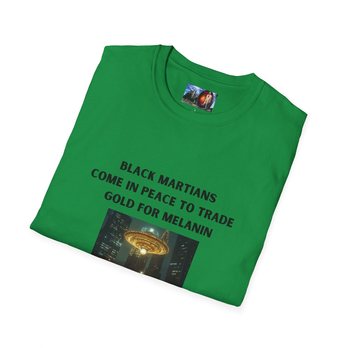 Melanin Exchange for Golden Reparations Unisex Softstyle T-Shirt